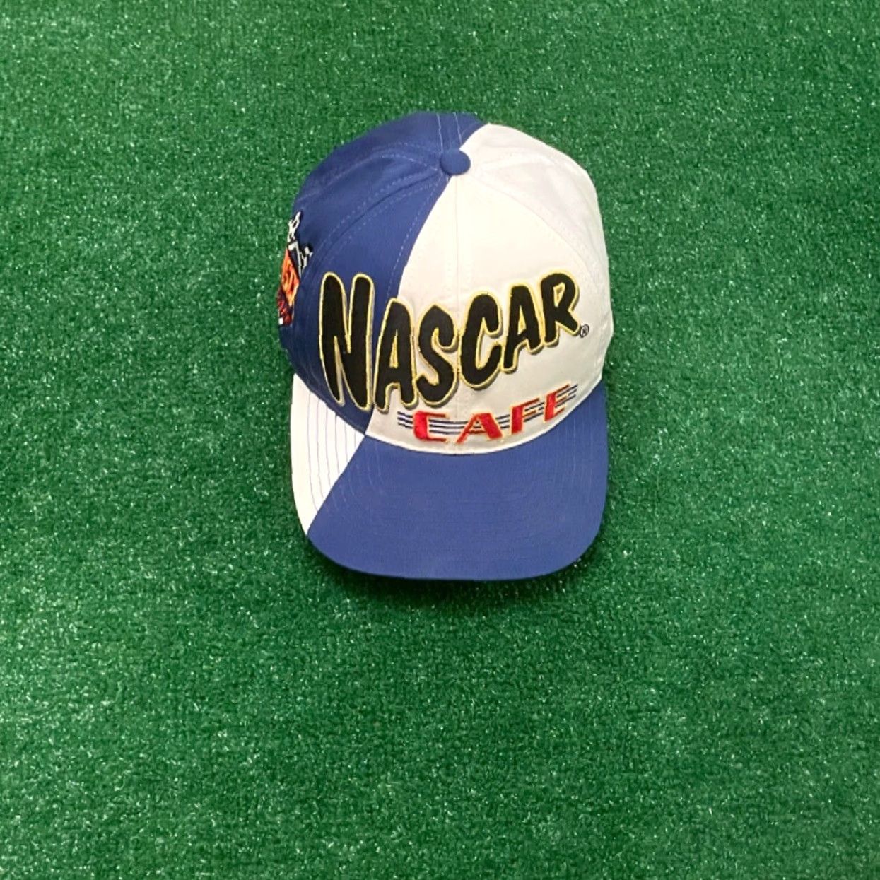 NASCAR VINTAGE 90s NASCAR Cafe Big Logo Racing VTG SnapBack Hat Adult Myrtle Beach Size ONE SIZE - 5 Thumbnail