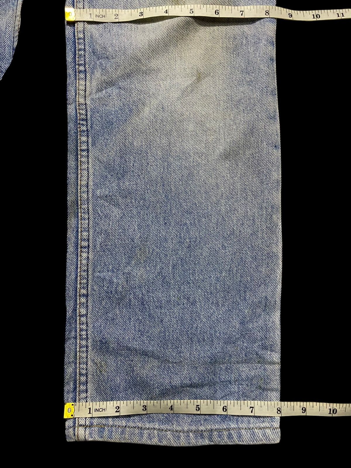 Levi's Vintage Clothing Vintage Levis 505 Blue Fade Wash Distressed Loose Jeans Size US 29 - 18 Thumbnail