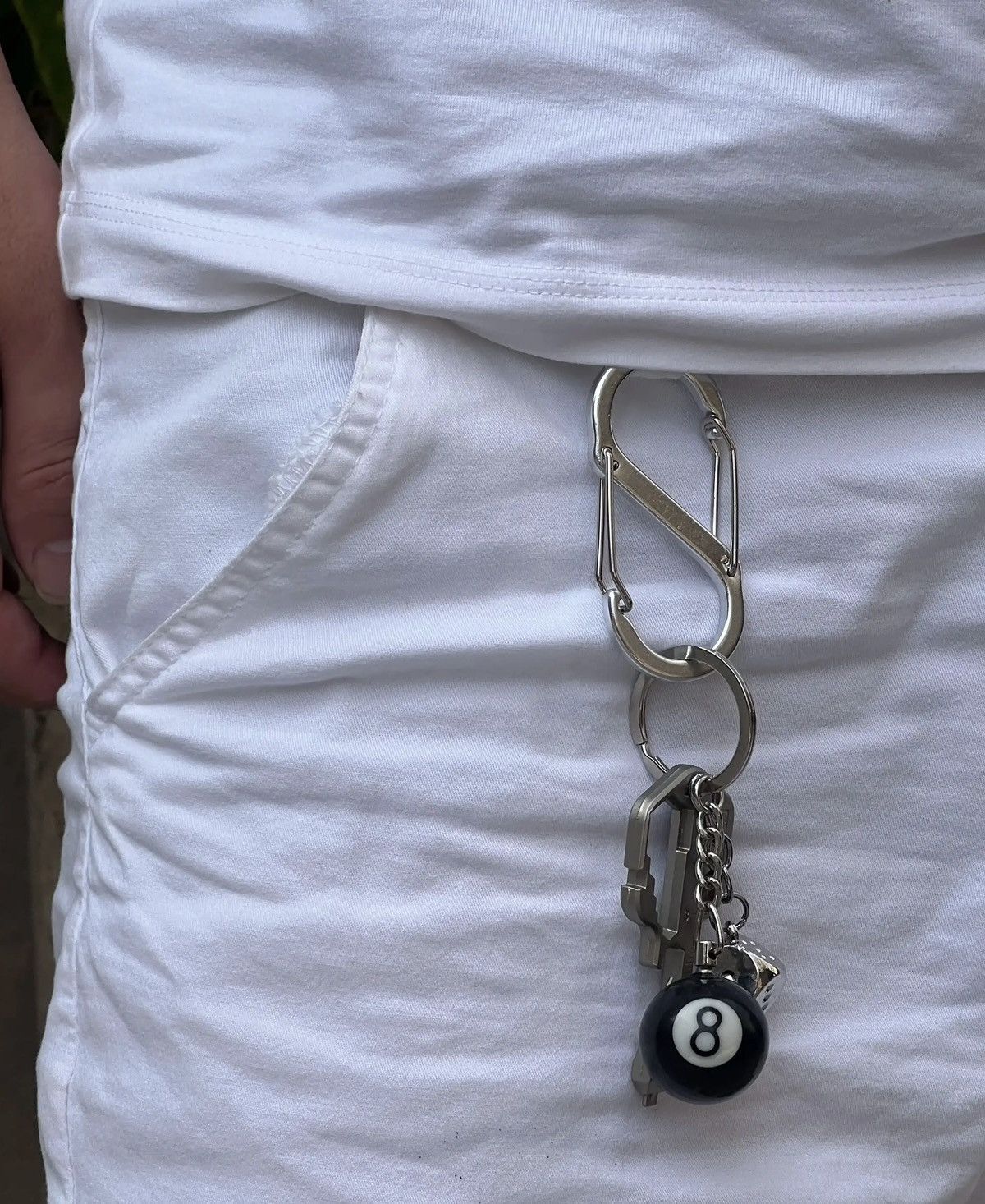 Vintage S-shaped Metal Carabiner Set Size ONE SIZE - 3 Thumbnail