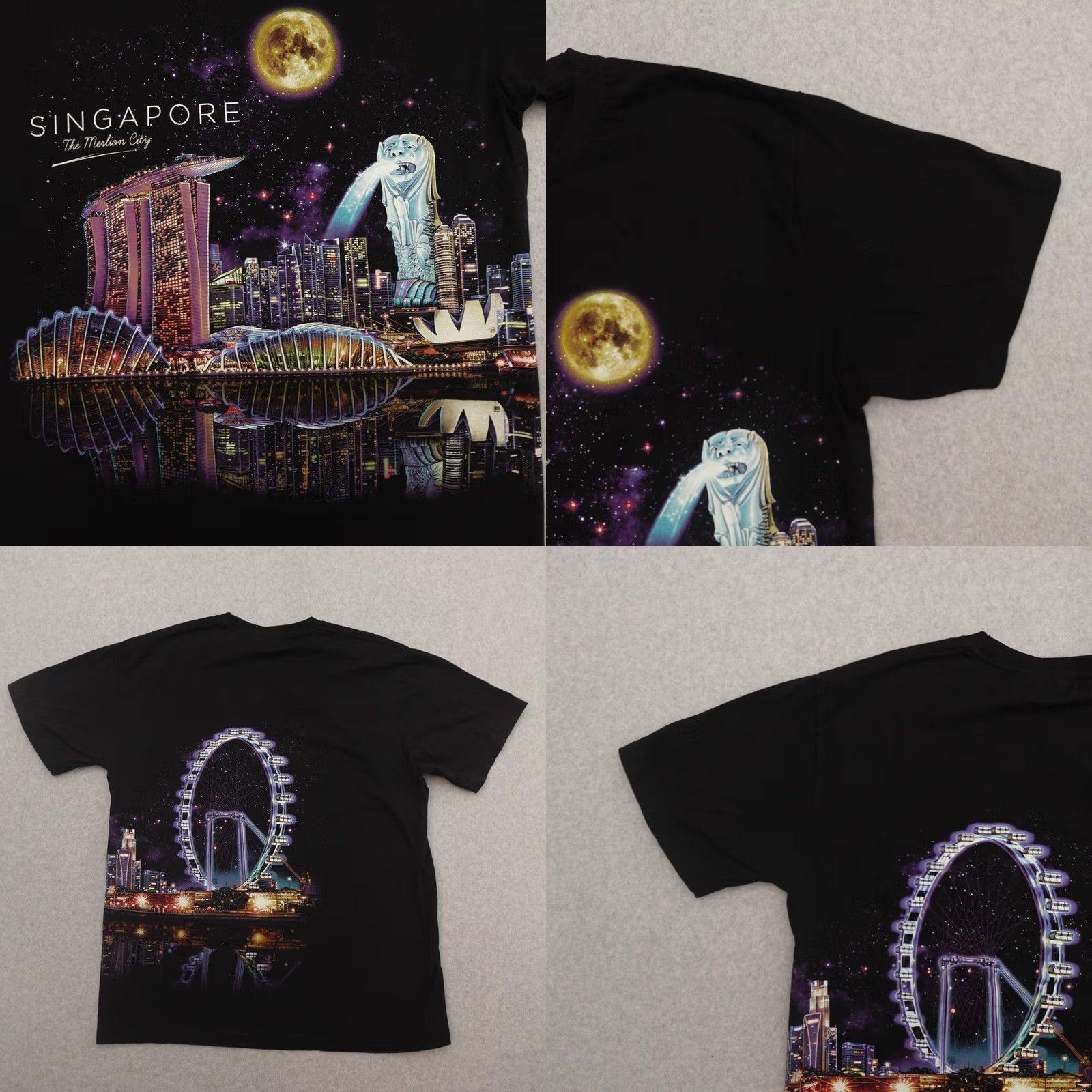 Vintage VINTAGE Nike Shirt Mens XL Black The Merlion City All Over Print 23X30 MEASUREMENTS ARE PROVIDED IN PICTURES Size US XL / EU 56 / 4 - 8 Thumbnail