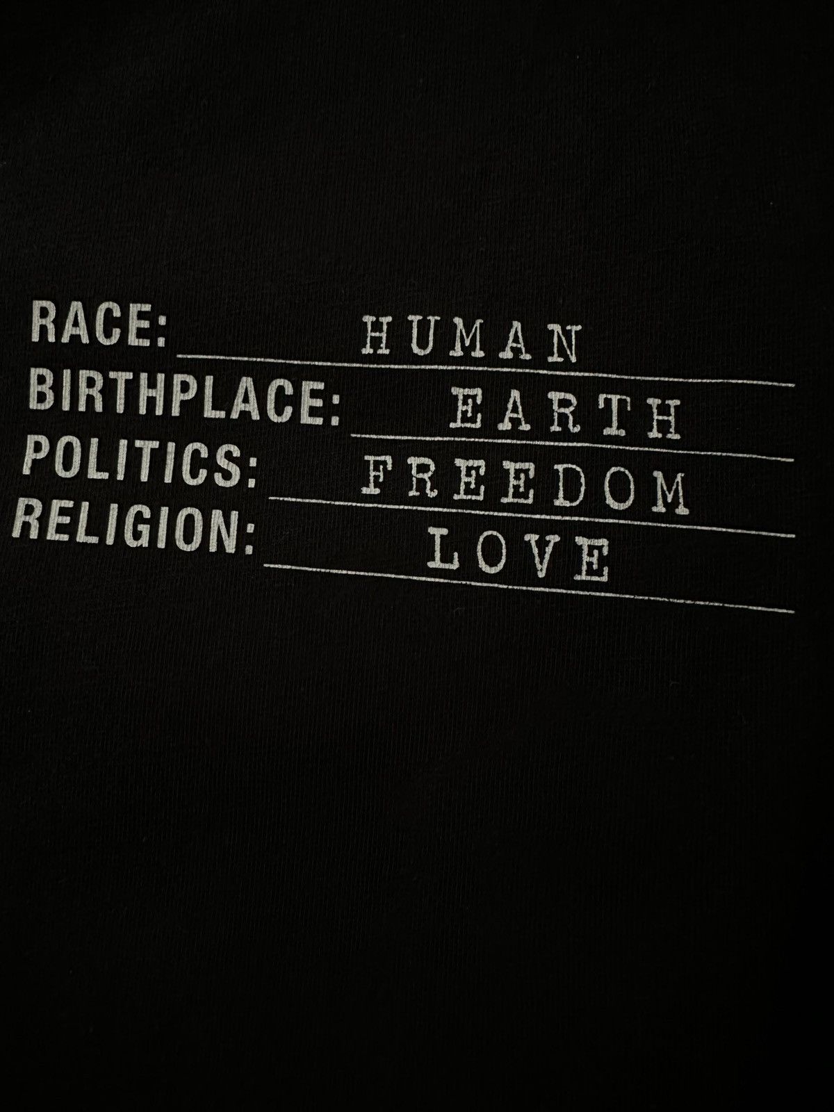 Vetements Vetements Human Identity Tee Size US L / EU 52-54 / 3 - 3 Thumbnail