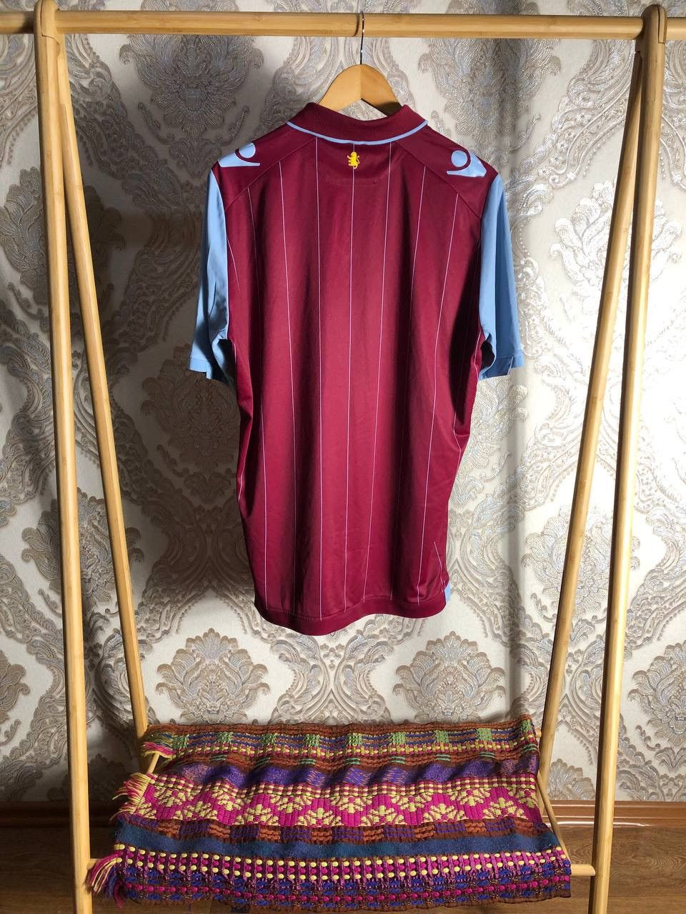 Macron × Vintage VERY RARE MACRON FC ASTON VILLA ENGLAND SOCCER JERSEY RETRO Size US XXL / EU 58 / 5 - 11 Thumbnail