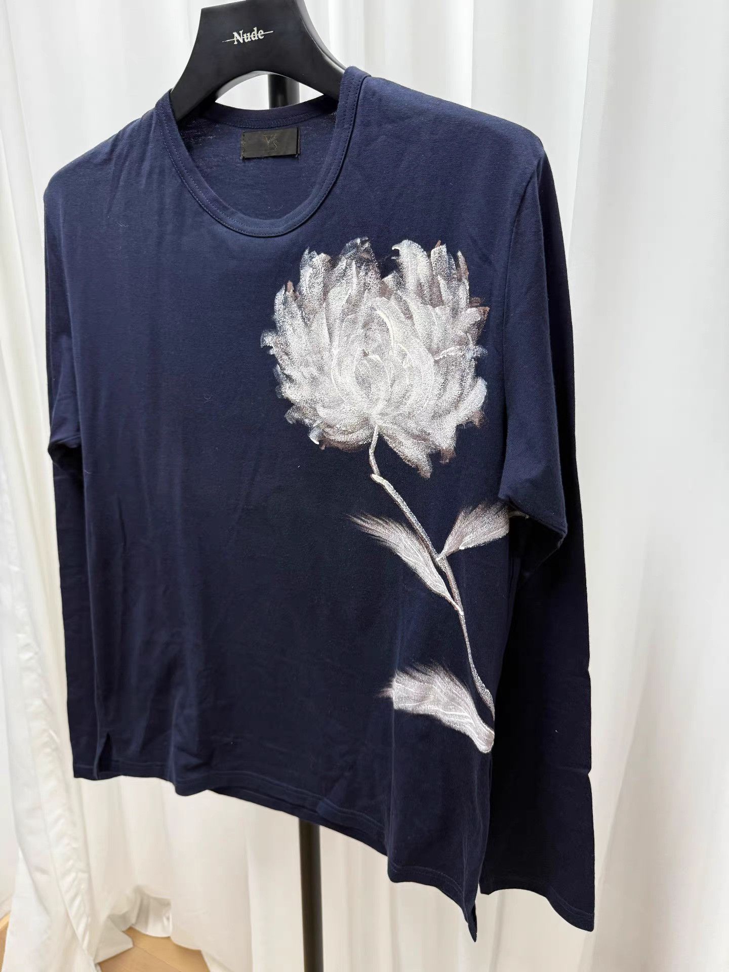 Yohji Yamamoto Yohji Yamamoto Y's for Men Oil Painting Epiphyllum Shirt K20 Size US L / EU 52-54 / 3 - 2 Thumbnail