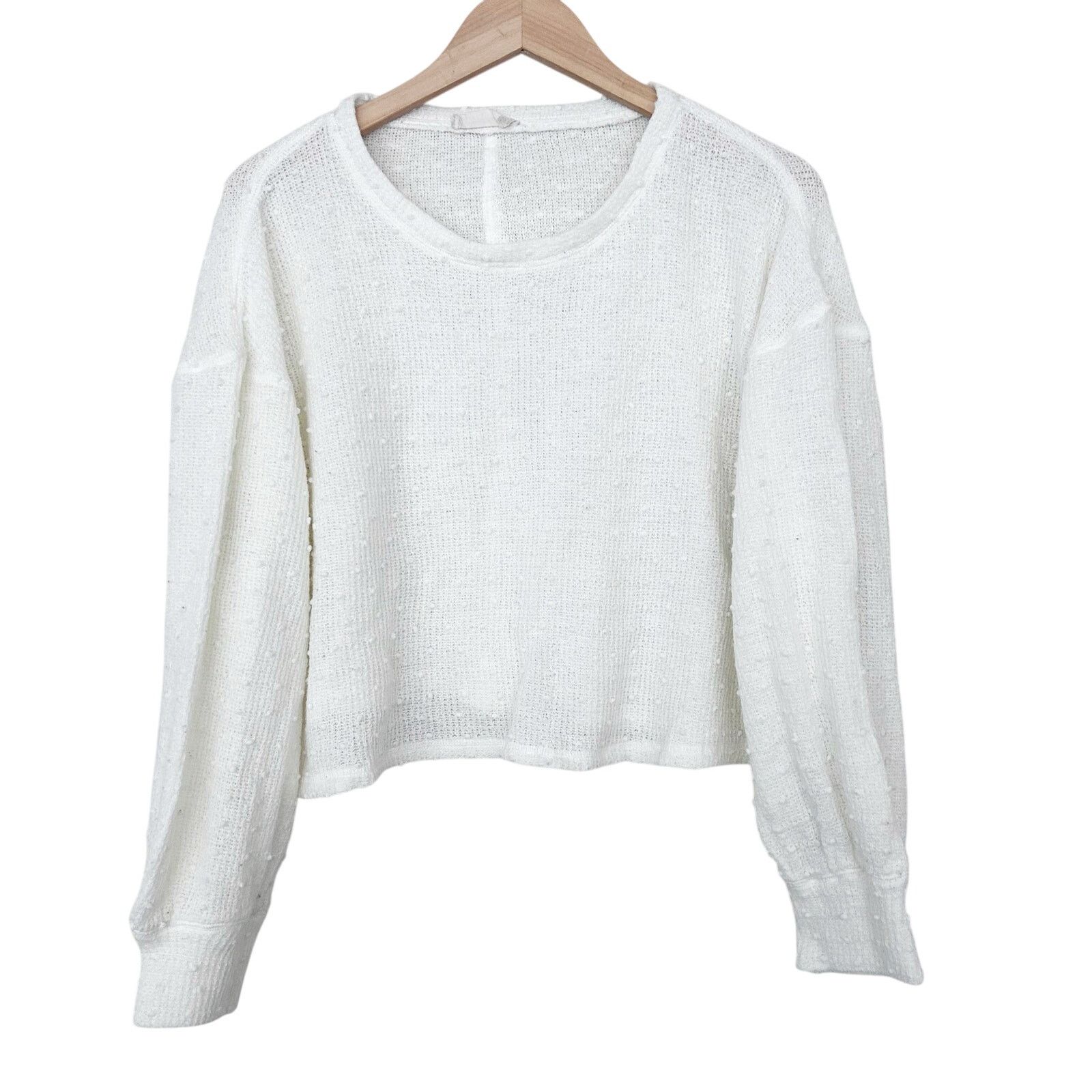 Other Altard State White Knit Sweater Sz L Size L / US 10 / IT 46 - 1 Thumbnail