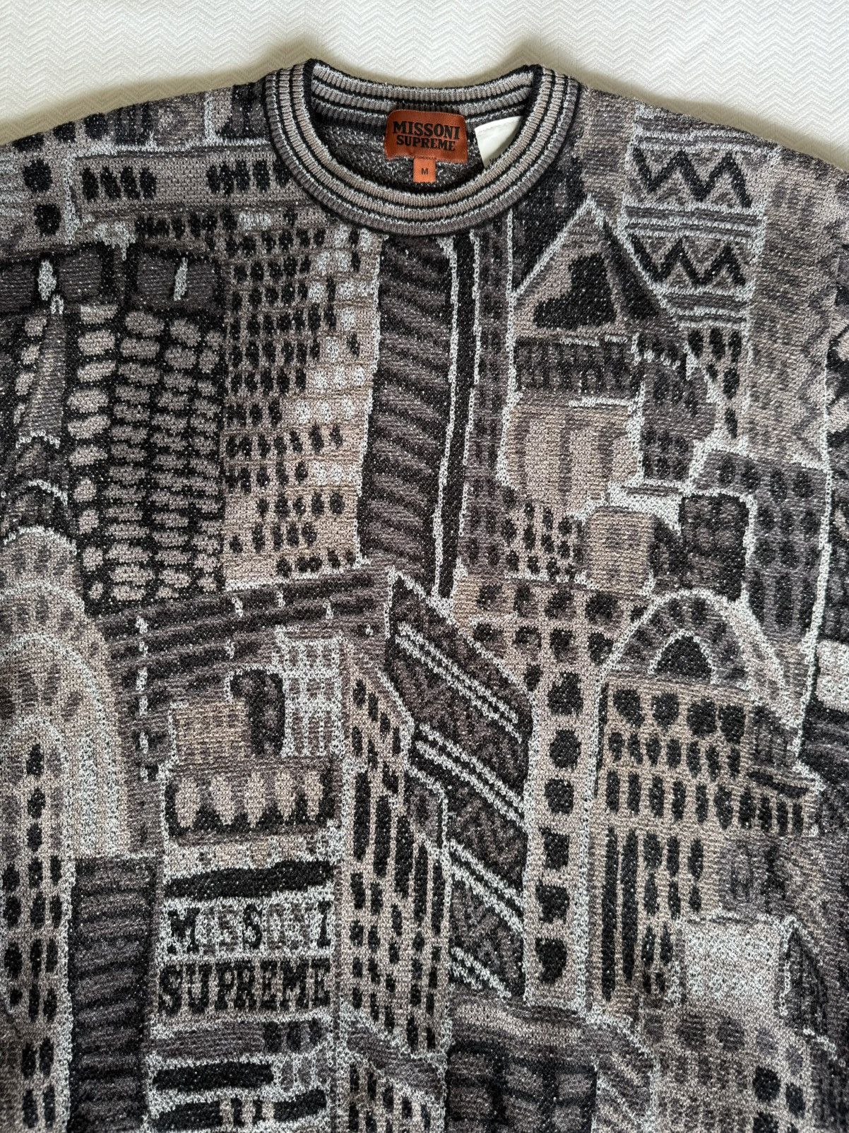 Missoni × Supreme Supreme x Missoni "City" Knit Sweater (FW21) Size US M / EU 48-50 / 2 - 2 Thumbnail