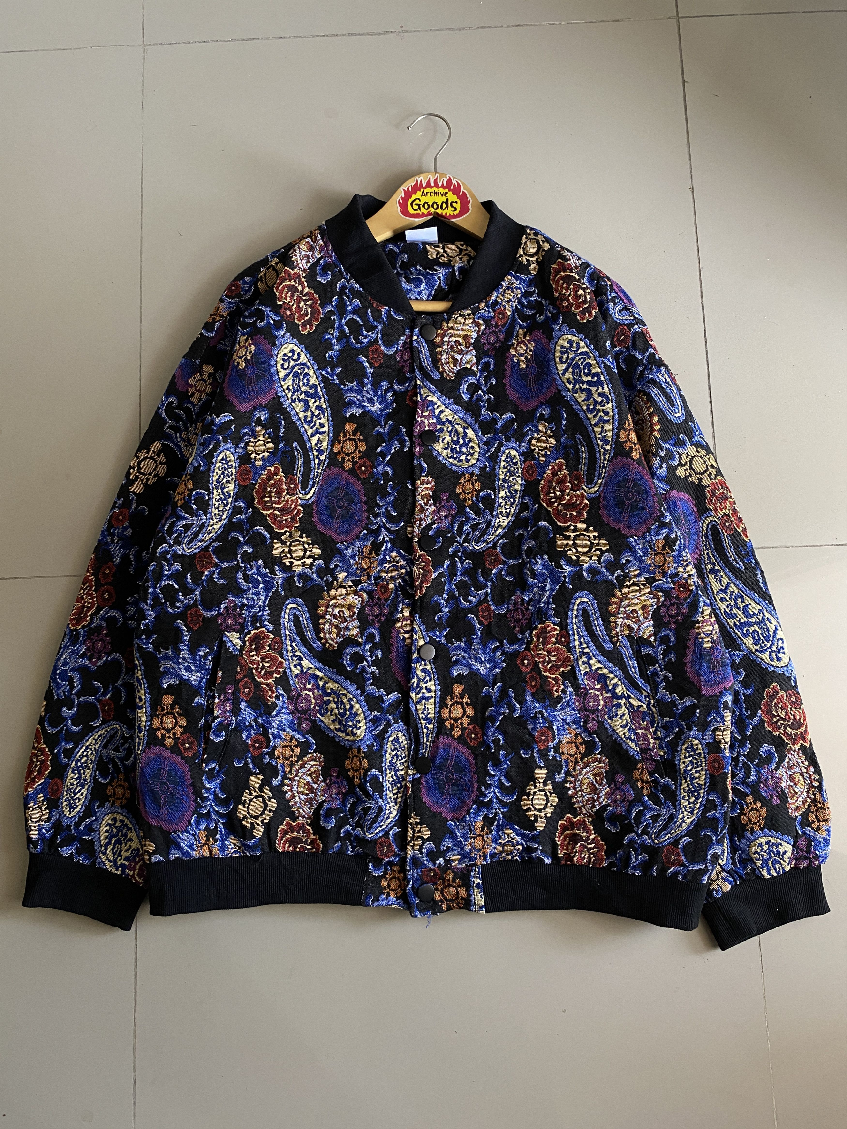 Other Paisley Bandana Bomber Varsity Jackets Size US XL / EU 56 / 4 - 10 Thumbnail