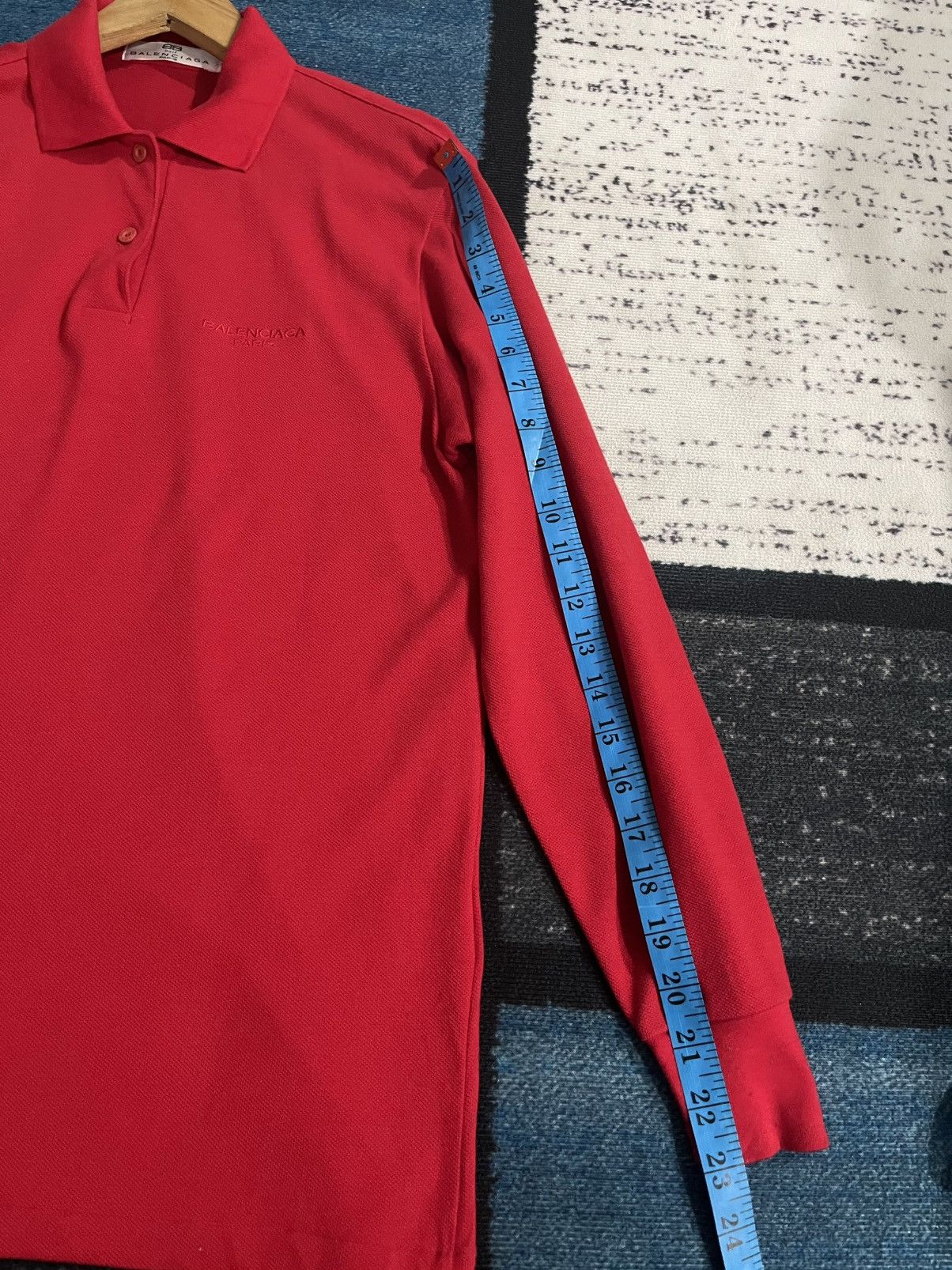 Balenciaga Vintage Balenciaga Paris Longsleeve Collar Size US M / EU 48-50 / 2 - 15 Thumbnail