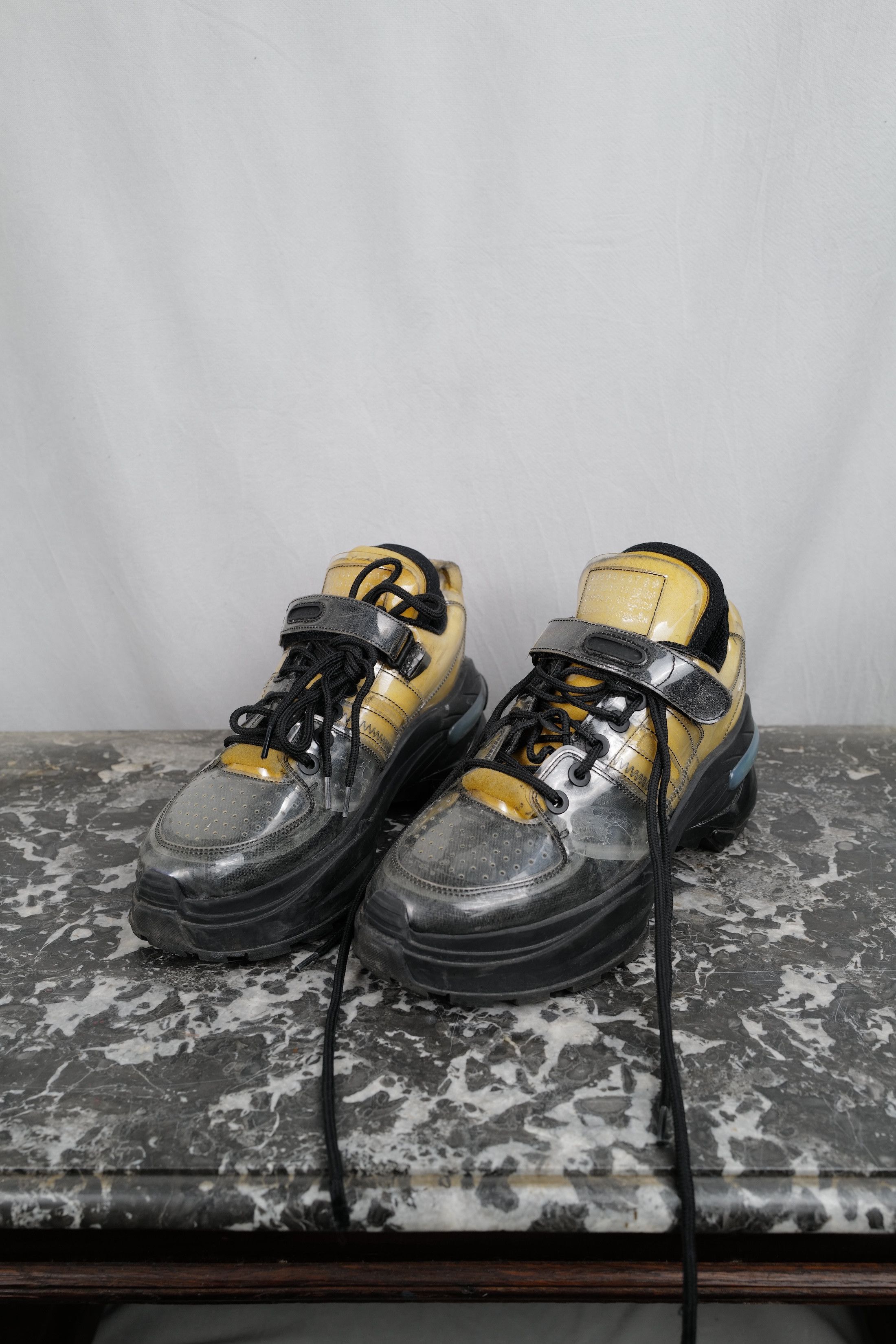 Maison Margiela Maison Margiela PVC Clear Retro Fit Chunky Sole Sneaker Size US 8 / EU 41 - 2 Thumbnail