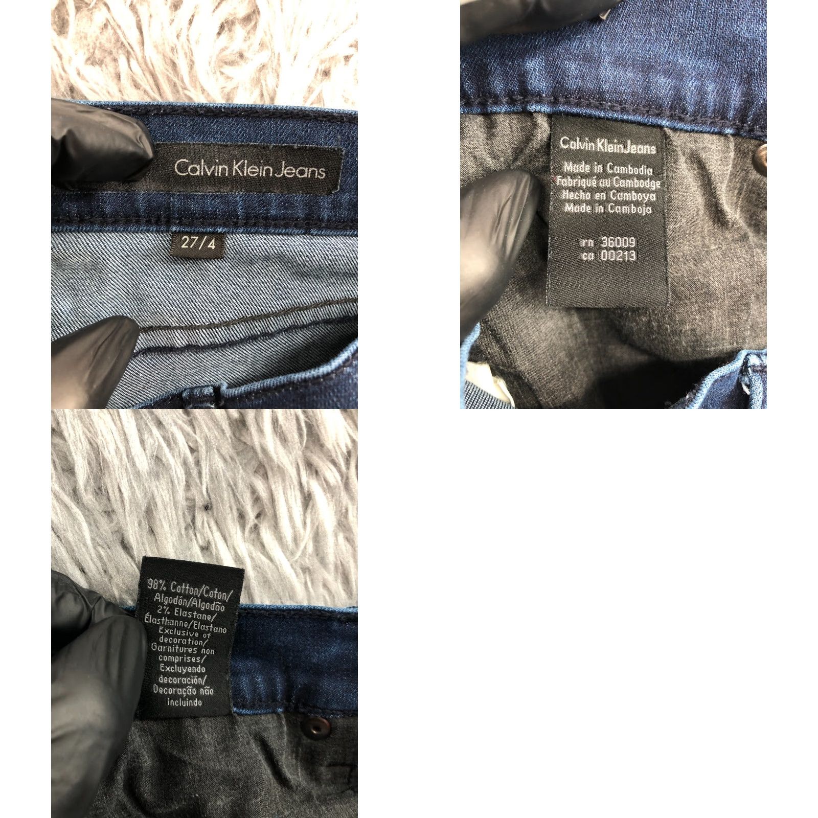 Calvin Klein Calvin Klein RCKR Kick Jeans Size 4 Womens Dark Wash Blue Denim Bootcut 5-Pocket Regular Comfort Pockets Size 27" / US 4 / IT 40 - 9 Thumbnail