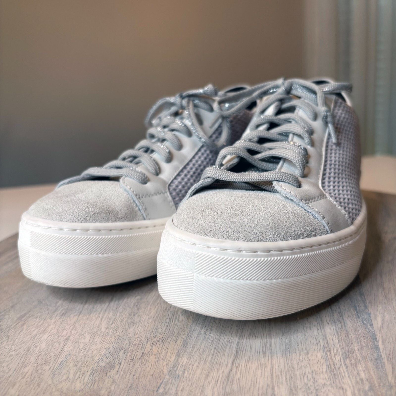 P448 P448 Thea Low Top Suede Leather Sneakers EU 41 US Size 10 Size US 10 / IT 40 - 5 Thumbnail