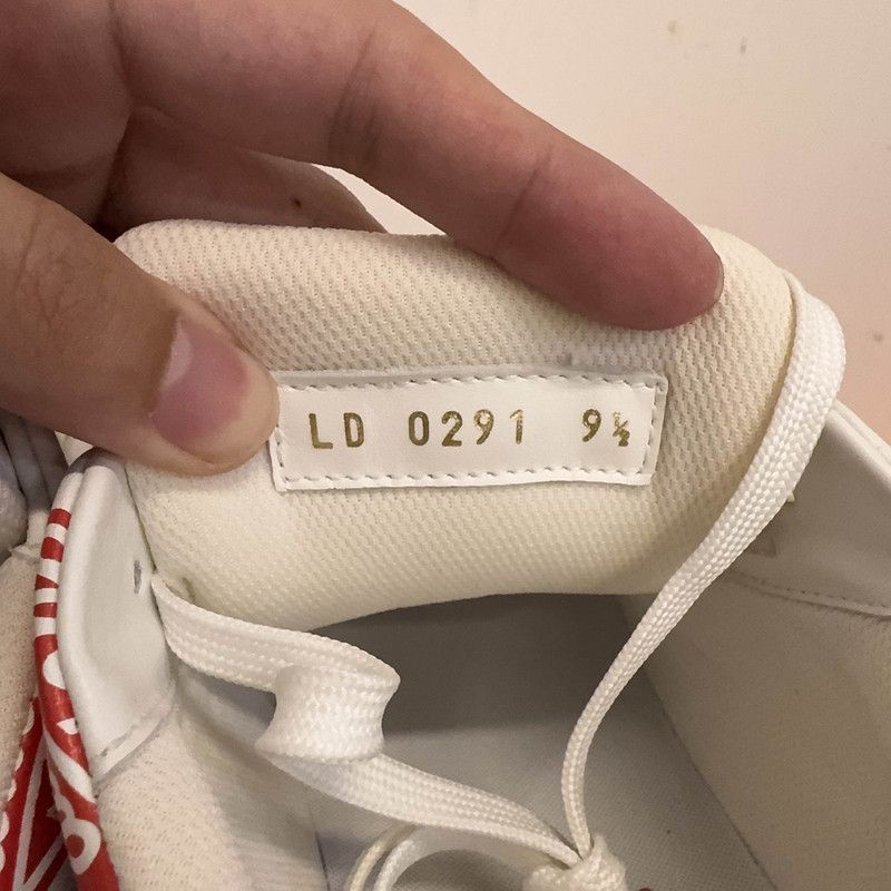 Nigo x LOUIS VUITTON Trainer Low Sneakers in White Red -250