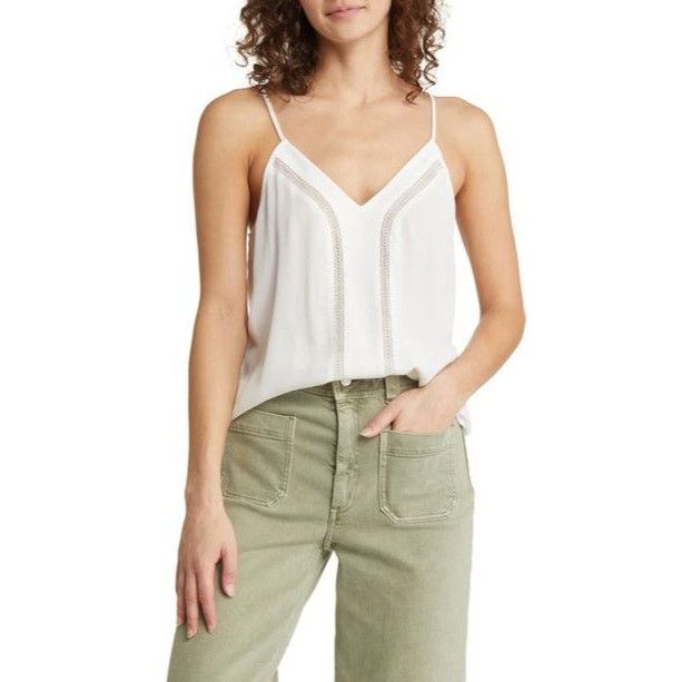 Other Treasure & Bond Lace Inset Camisole, Ivory, Sz. S Size S / US 4 / IT 40 - 2 Thumbnail