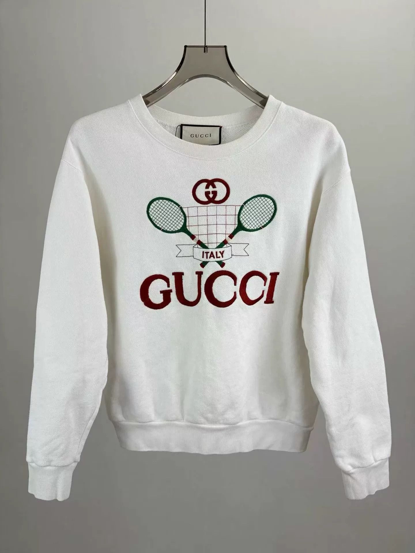 Gucci Gucci Classic Tennis Racket Sweatshirt Size XS / US 0-2 / IT 36-38 - 1 Thumbnail