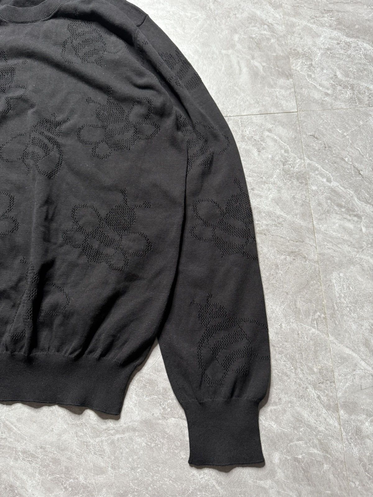 Dior × Kaws Dior x Kaws Bee Jacquard Knit Sweater Size US L / EU 52-54 / 3 - 3 Thumbnail