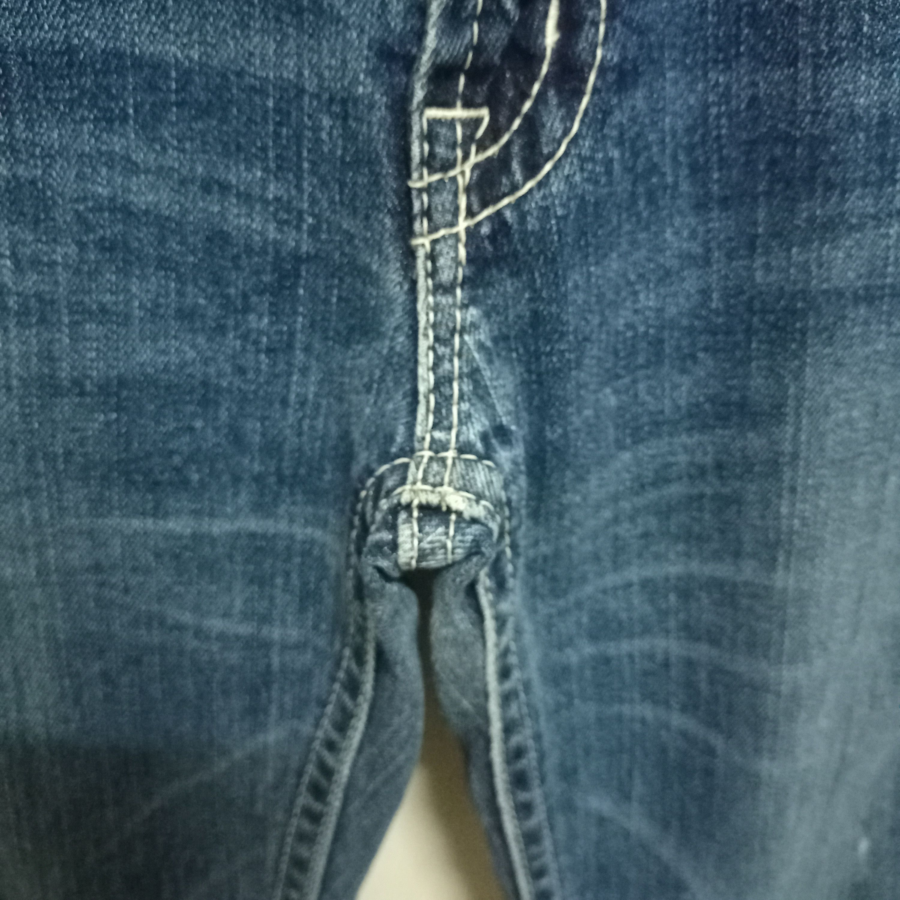 Japanese Brand × Uniqlo Vintage Japanese Uniqlo Blue Wash Flare Jeans 32x32 Size US 32 / EU 48 - 6 Thumbnail