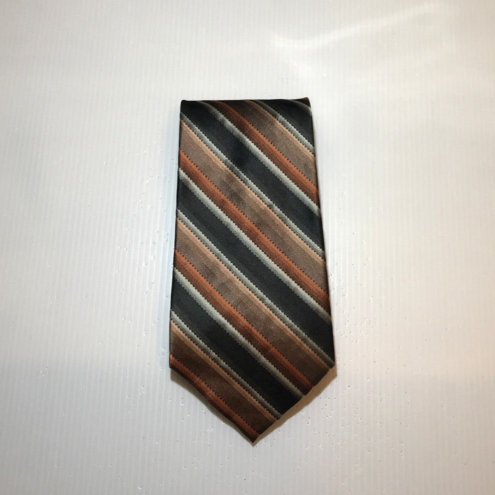 Pierre Cardin Pierre Cardin Striped Silk Classic Wide Men Necktie Size ONE SIZE - 1 Thumbnail