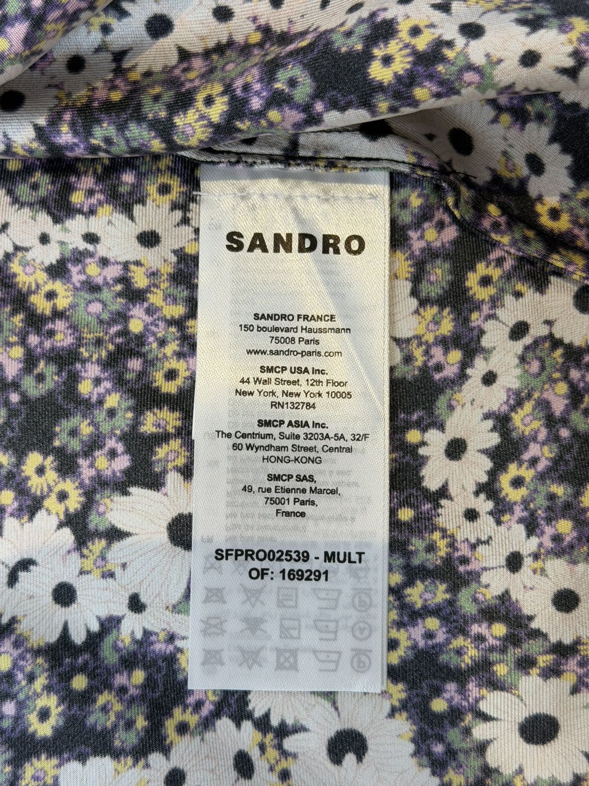 Sandro Sandro floral print silk dress, 36 FR / S Size S / US 4 / IT 40 - 7 Thumbnail