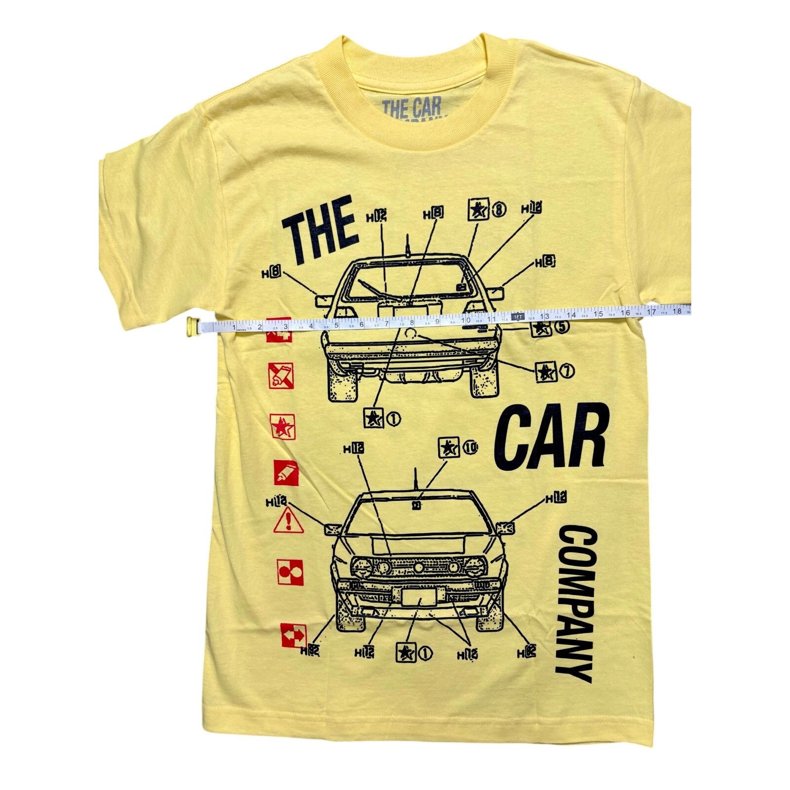 Other New Men's Small 100% Cotton Yellow Shirt by The Car Company Size US S / EU 44-46 / 1 - 3 Thumbnail
