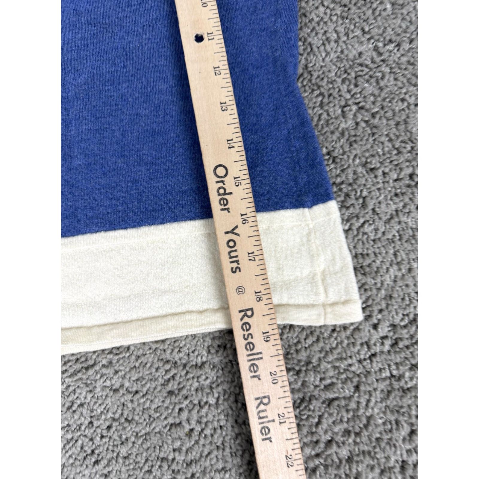 Brooks Brothers Brooks Brothers Shirt Womens XS Blue White Colorblock Ringer T-Shirt Top Size XS / US 0-2 / IT 36-38 - 7 Thumbnail