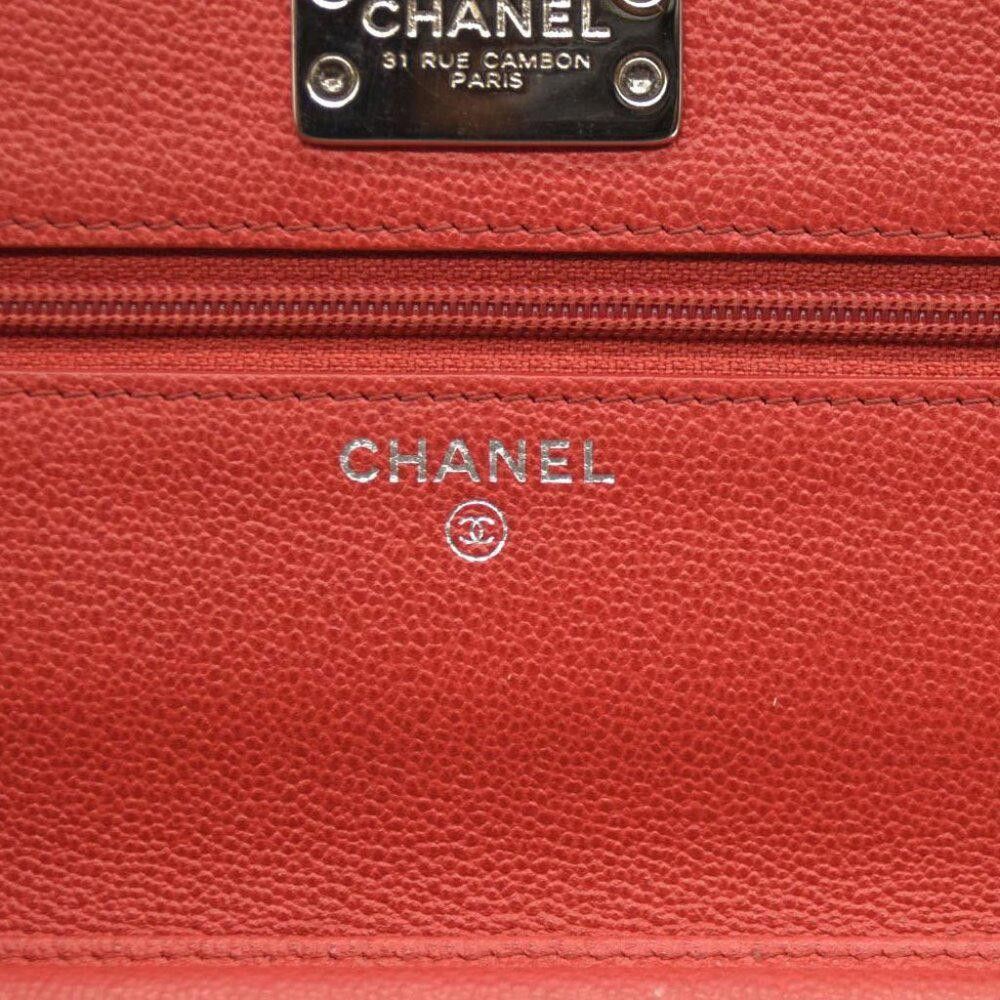 Chanel CHANEL Grained Calfskin Quilted CC Box Wallet On Chain Size ONE SIZE - 10 Thumbnail