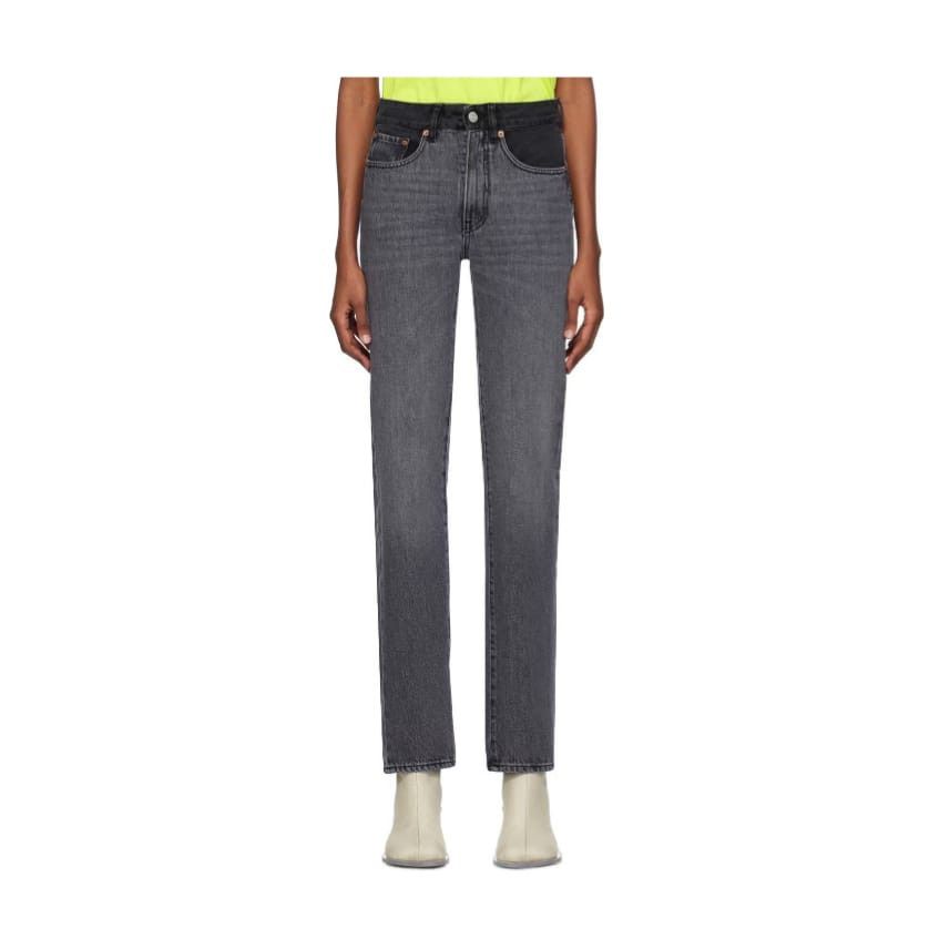 Maison Margiela o1y0625 Denim Pant in Gray Size 27" / US 4 / IT 40 - 1 Thumbnail
