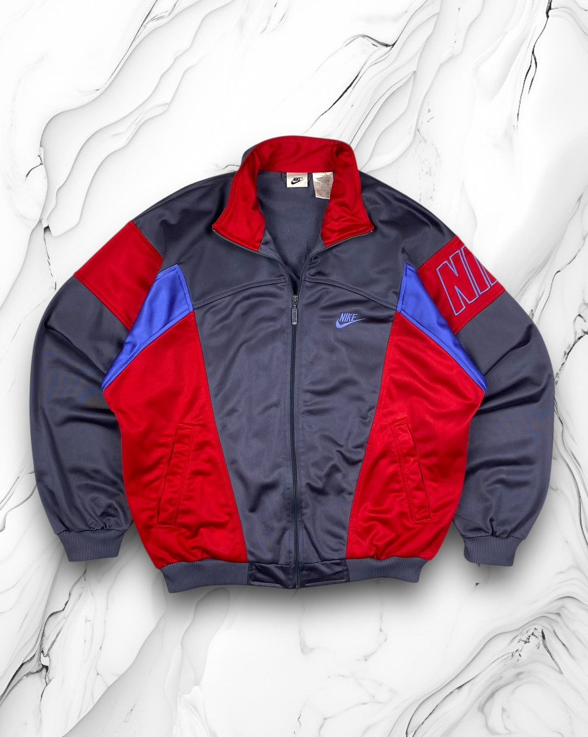 Nike Vintage 90s Nike Track Jacket Windbreaker Streetwear mens Size US M / EU 48-50 / 2 - 1 Thumbnail