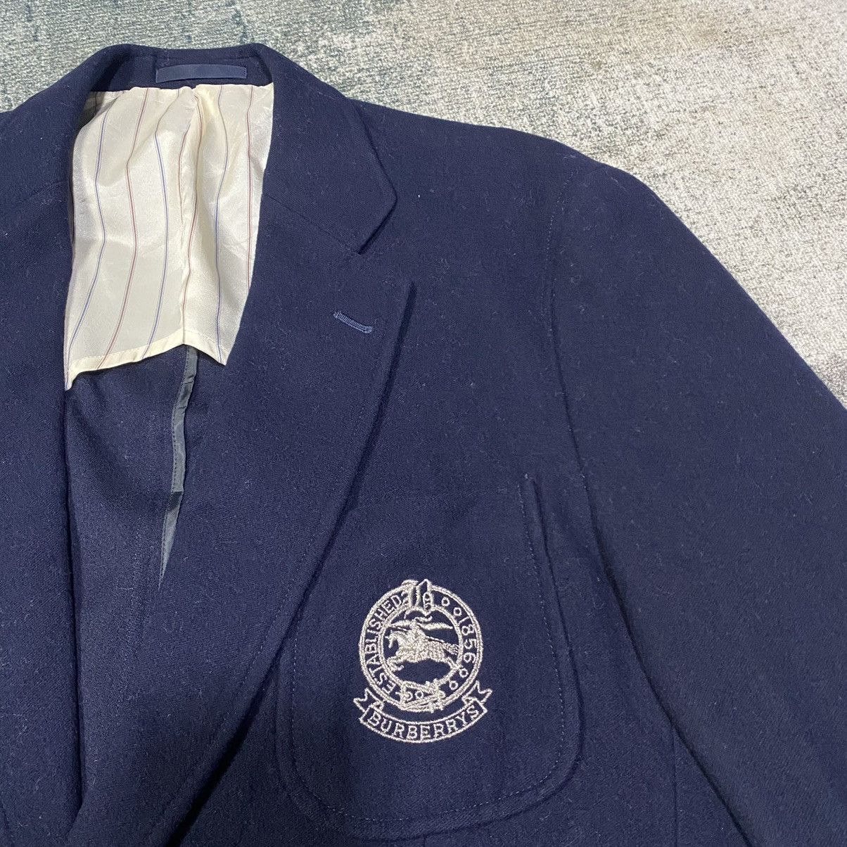 Burberry Vintage Burberrys Wool Blazer Size US L / EU 52-54 / 3 - 7 Thumbnail