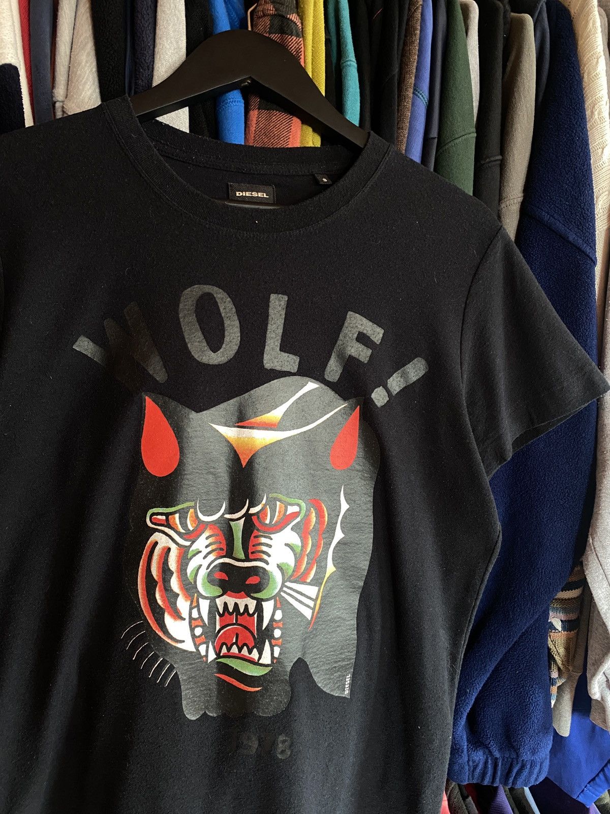 Diesel DIESEL VINTAGE WOLF T-SHIRT Y2k Size US S / EU 44-46 / 1 - 2 Thumbnail