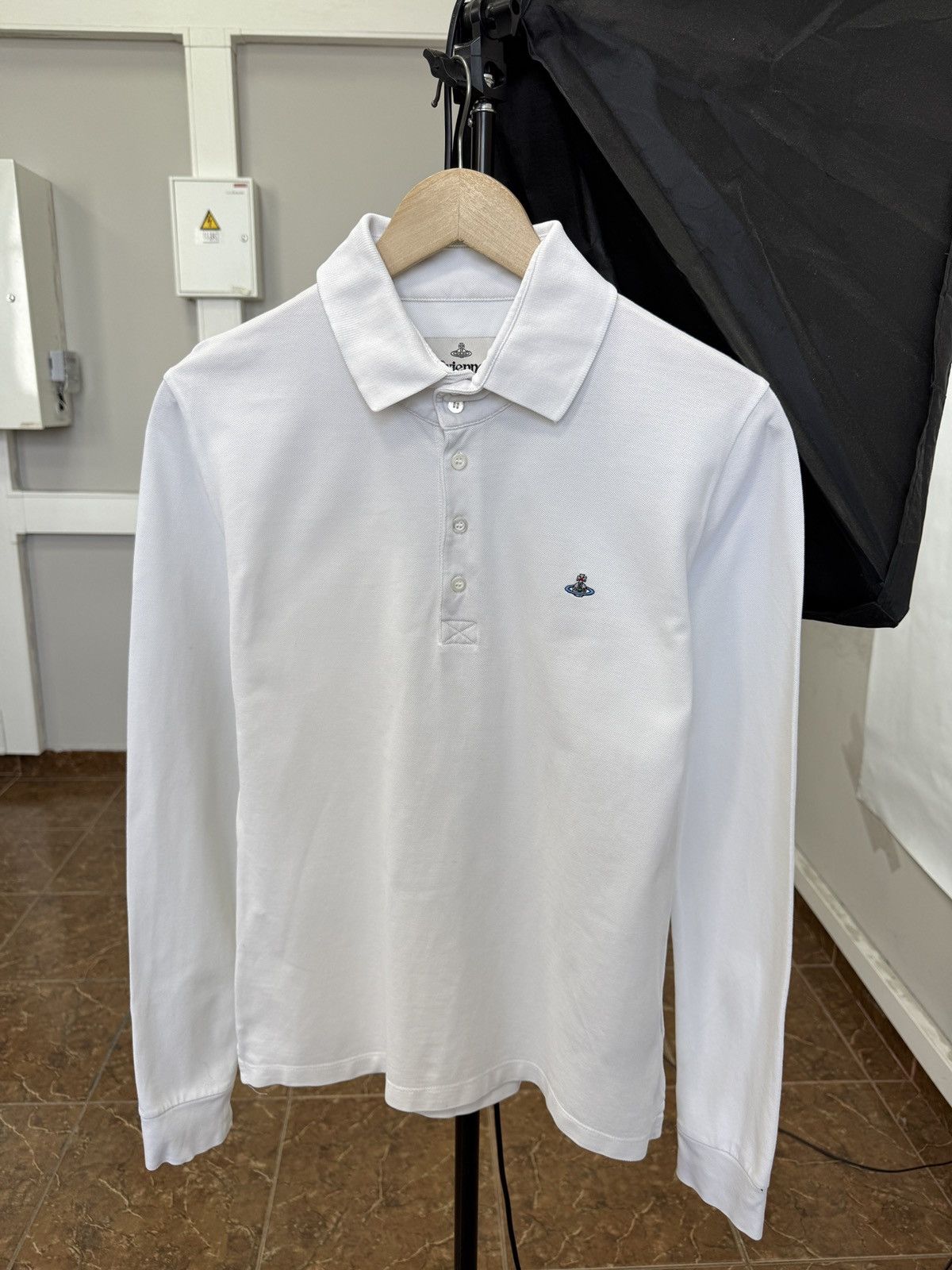 🇮🇹 Vivienne Westwood Luxury Polo Long Sleeve Shirt Rare