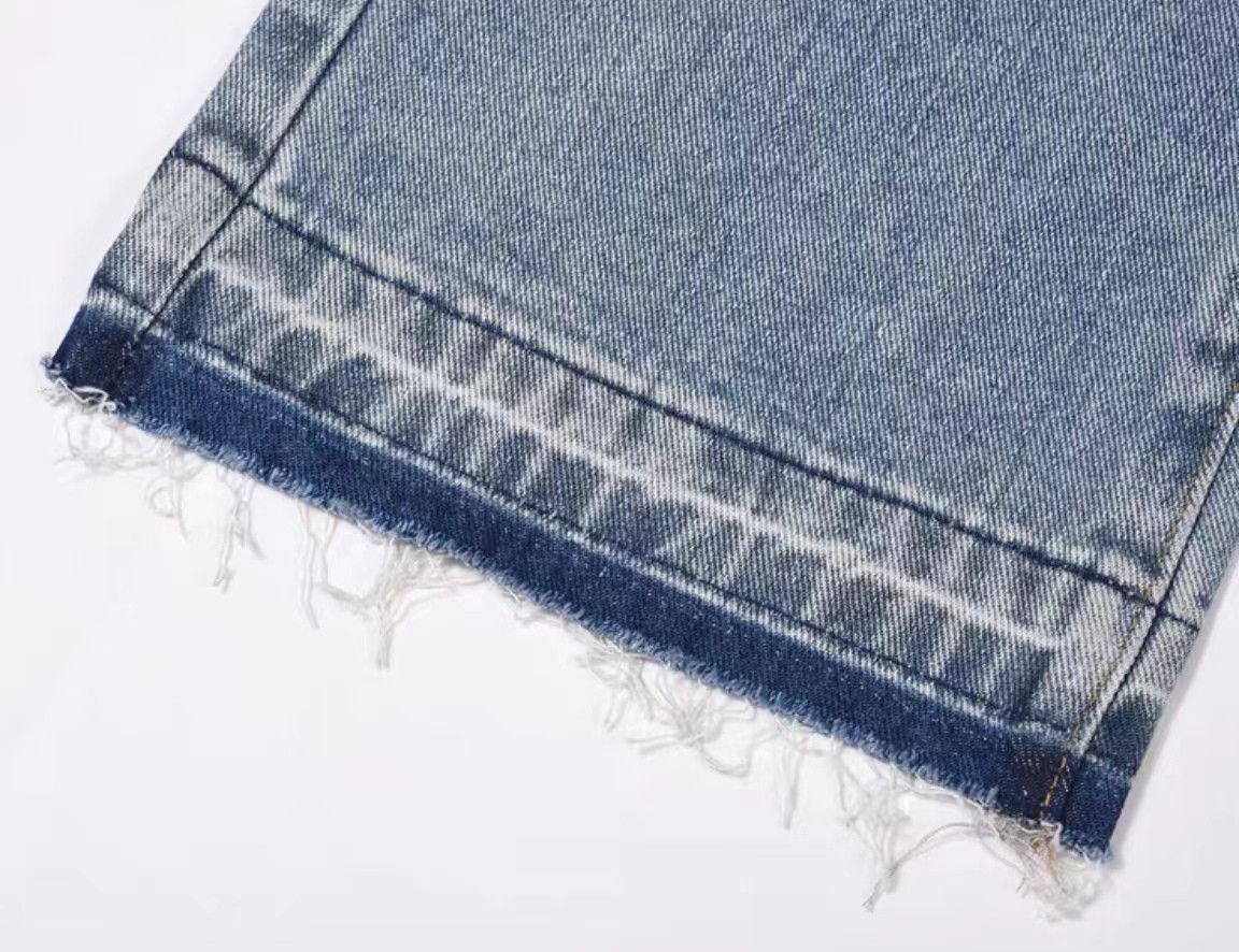 Japanese Brand × Jean High street washed distressed casual bootcut jeans Size US 34 / EU 50 - 12 Thumbnail