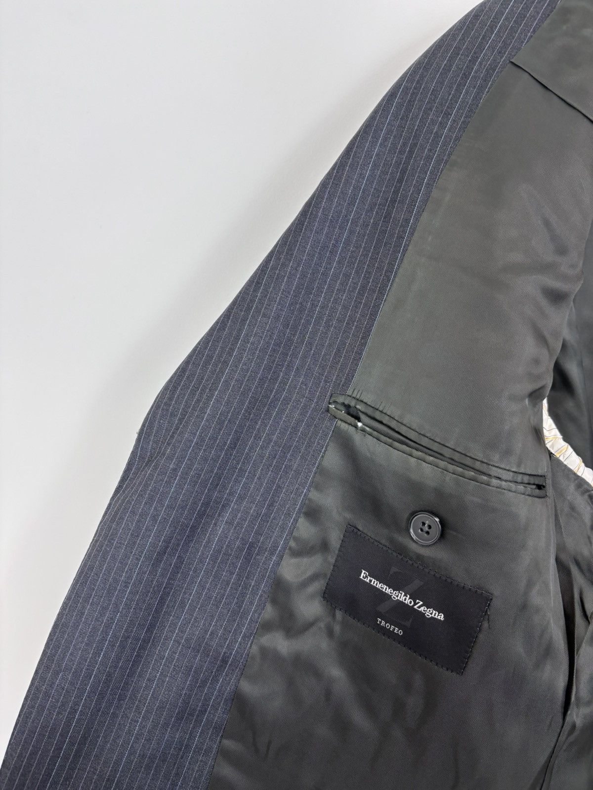 Ermenegildo Zegna Ermenegildo Zegna Trofeo Men’s 2-Piece Grey Wool Suit Size 42R - 11 Thumbnail