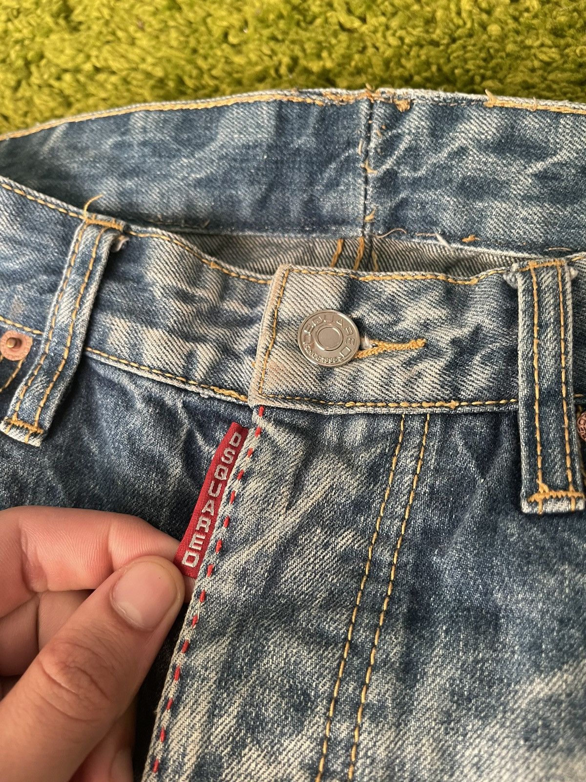 Designer × Dsquared2 Dsquared2 avant garde factry faded denim jeans Size US 32 / EU 48 - 6 Thumbnail