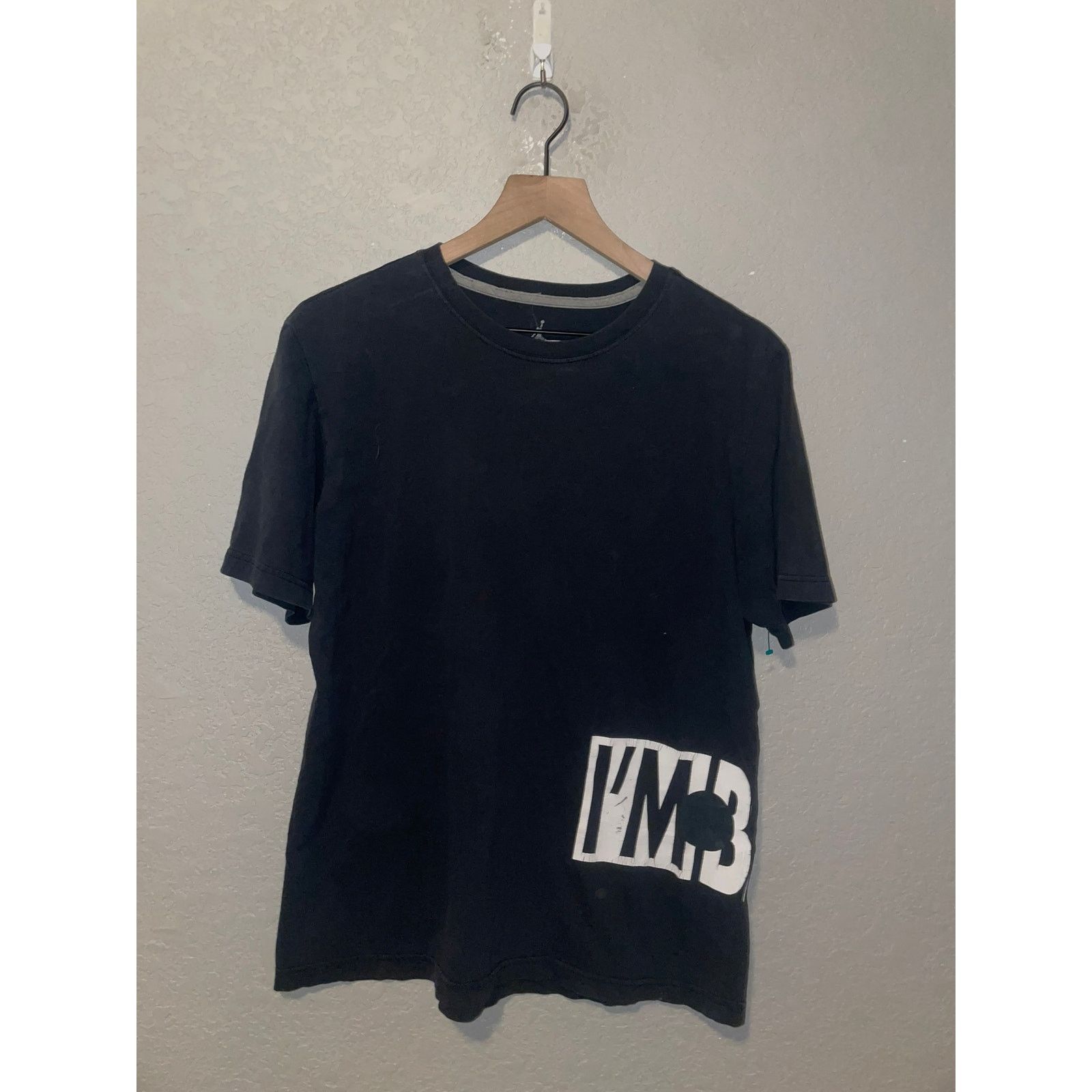 Jordan Brand Air Jordan Shirt 45 Double Nickel I'm Back Black Tee Large L Size US L / EU 52-54 / 3 - 2 Thumbnail