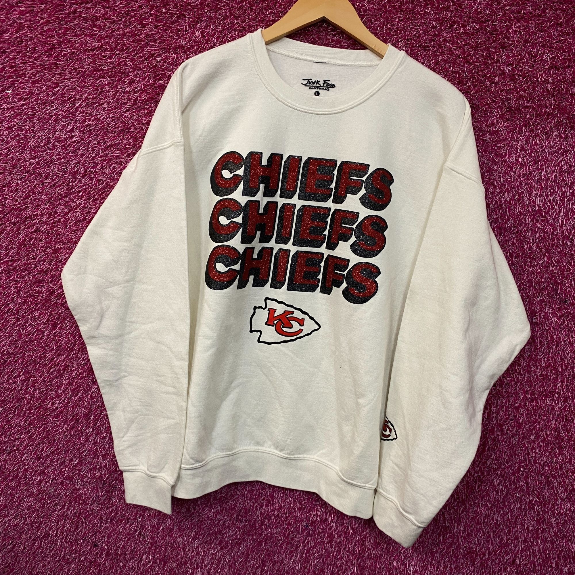 Junk Food Junk Food Clothing Kansas City Chiefs Repeat Bling Glitter C Size US L / EU 52-54 / 3 - 3 Thumbnail