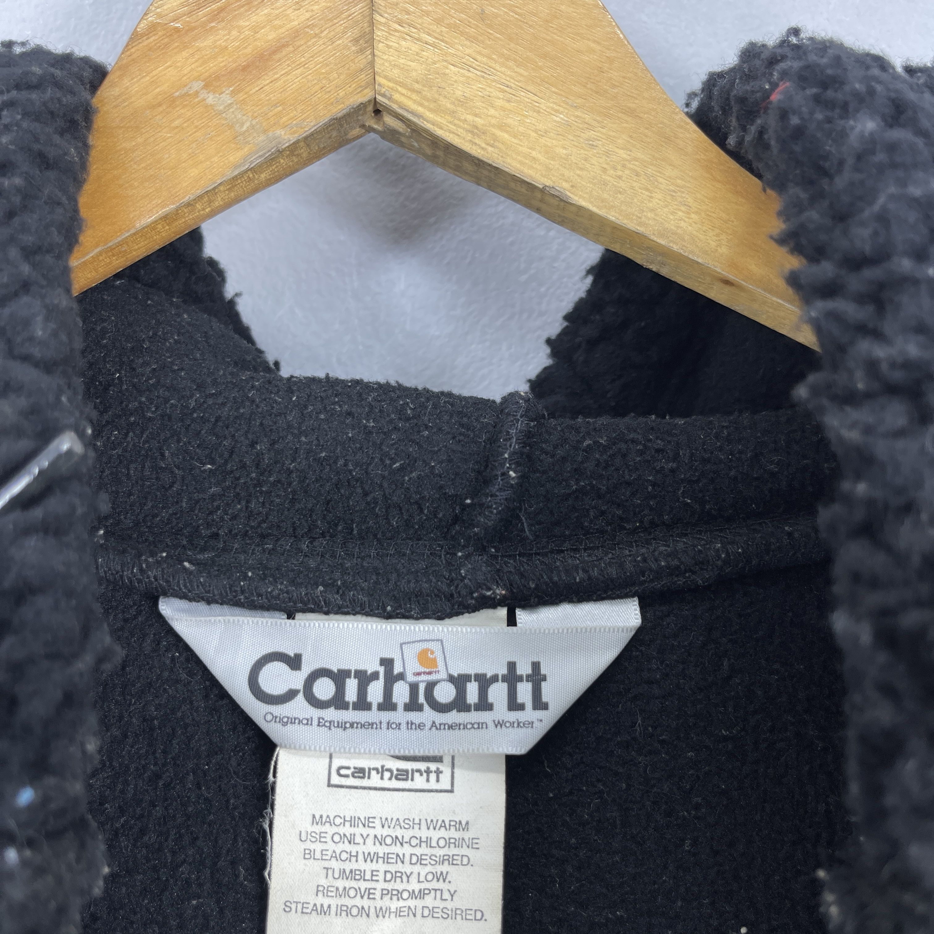 Carhartt Vintage CARHARTT Deep Pile Fleece Zip Up Hoodie Size US M / EU 48-50 / 2 - 4 Thumbnail