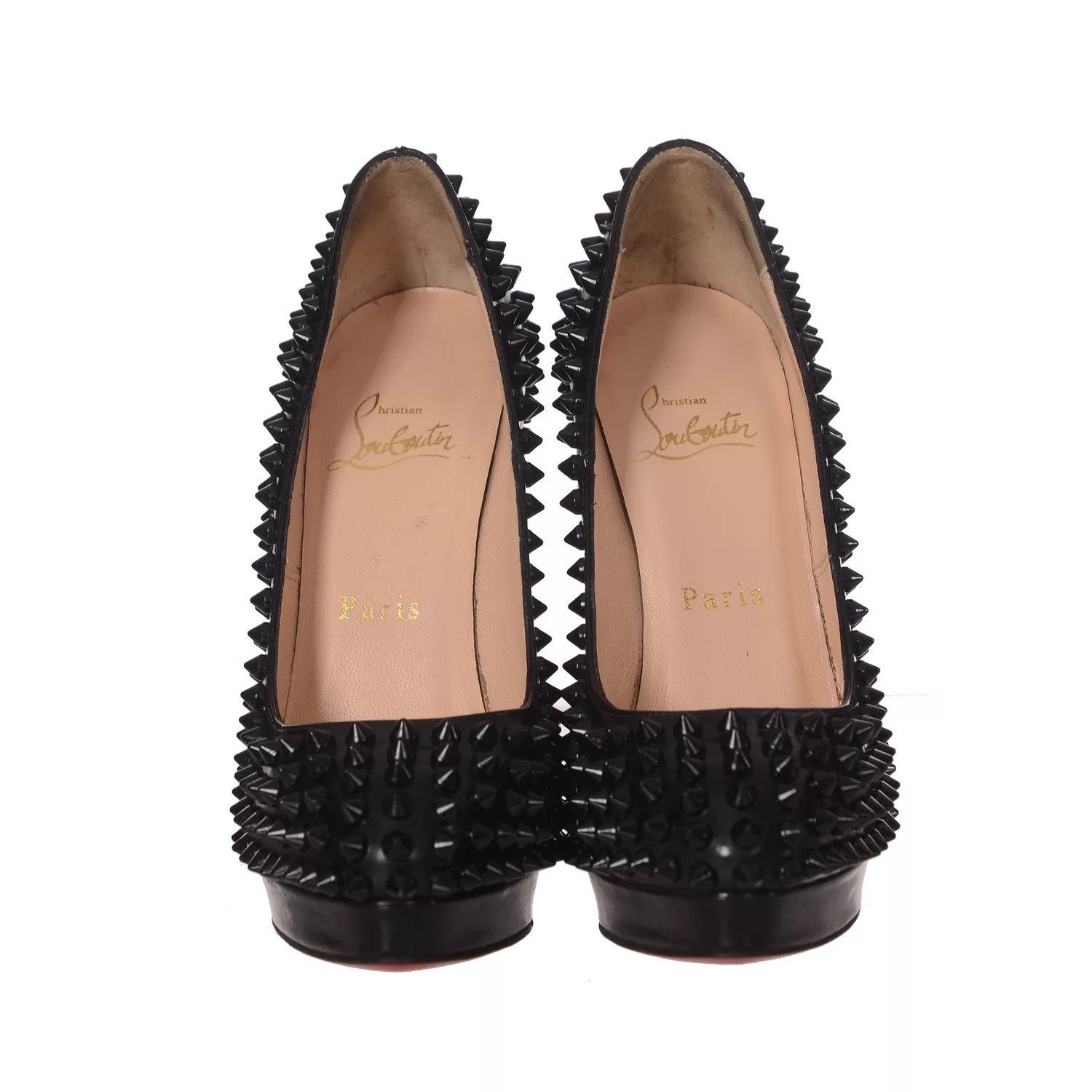 Christian Louboutin CL Red Sole High Heels 34 Size US 4 / IT 34 - 2 Thumbnail