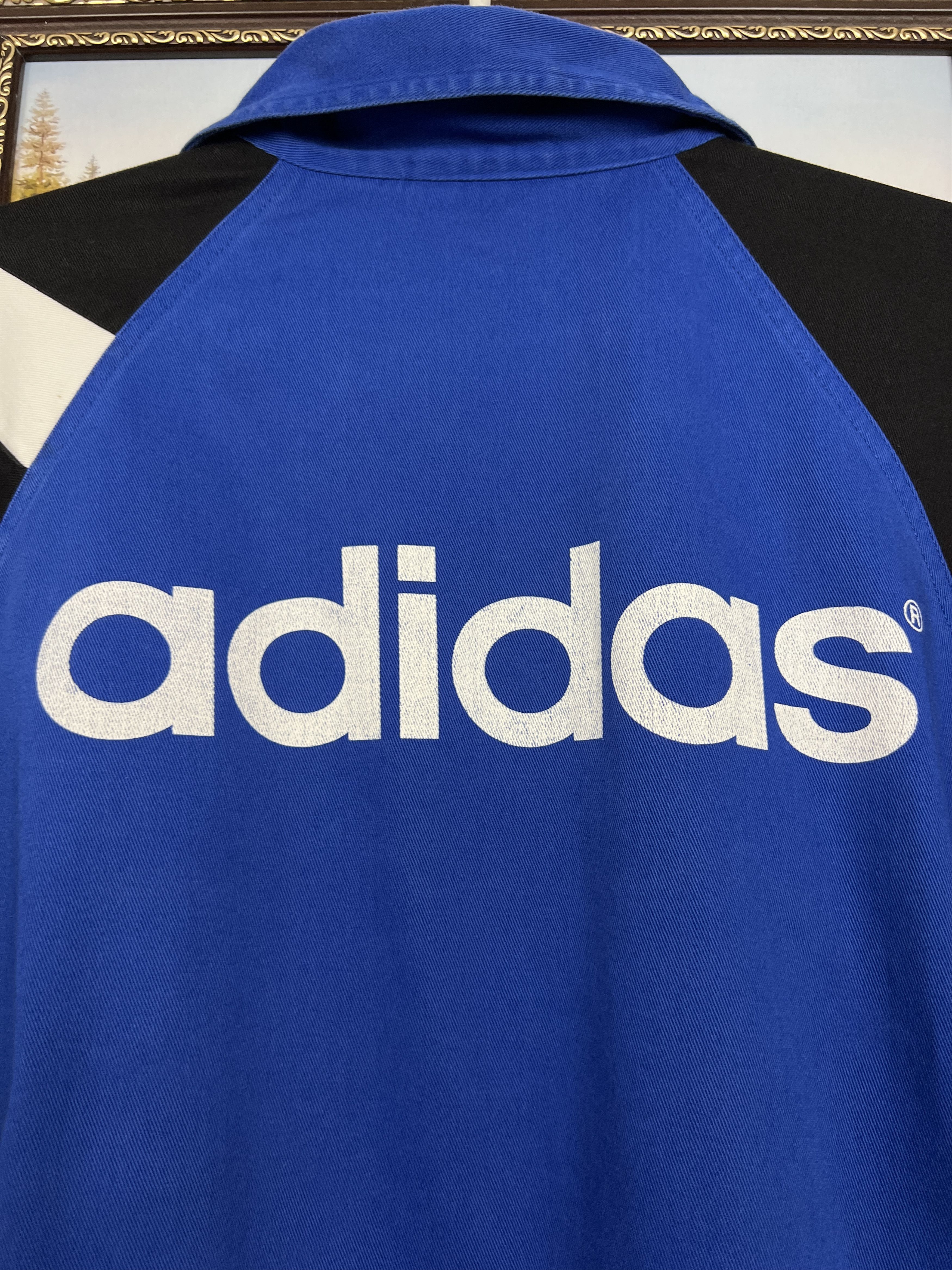 Adidas Vintage 90's Adidas Rangers Football Sweatshirt Soccer Size US M / EU 48-50 / 2 - 14 Thumbnail