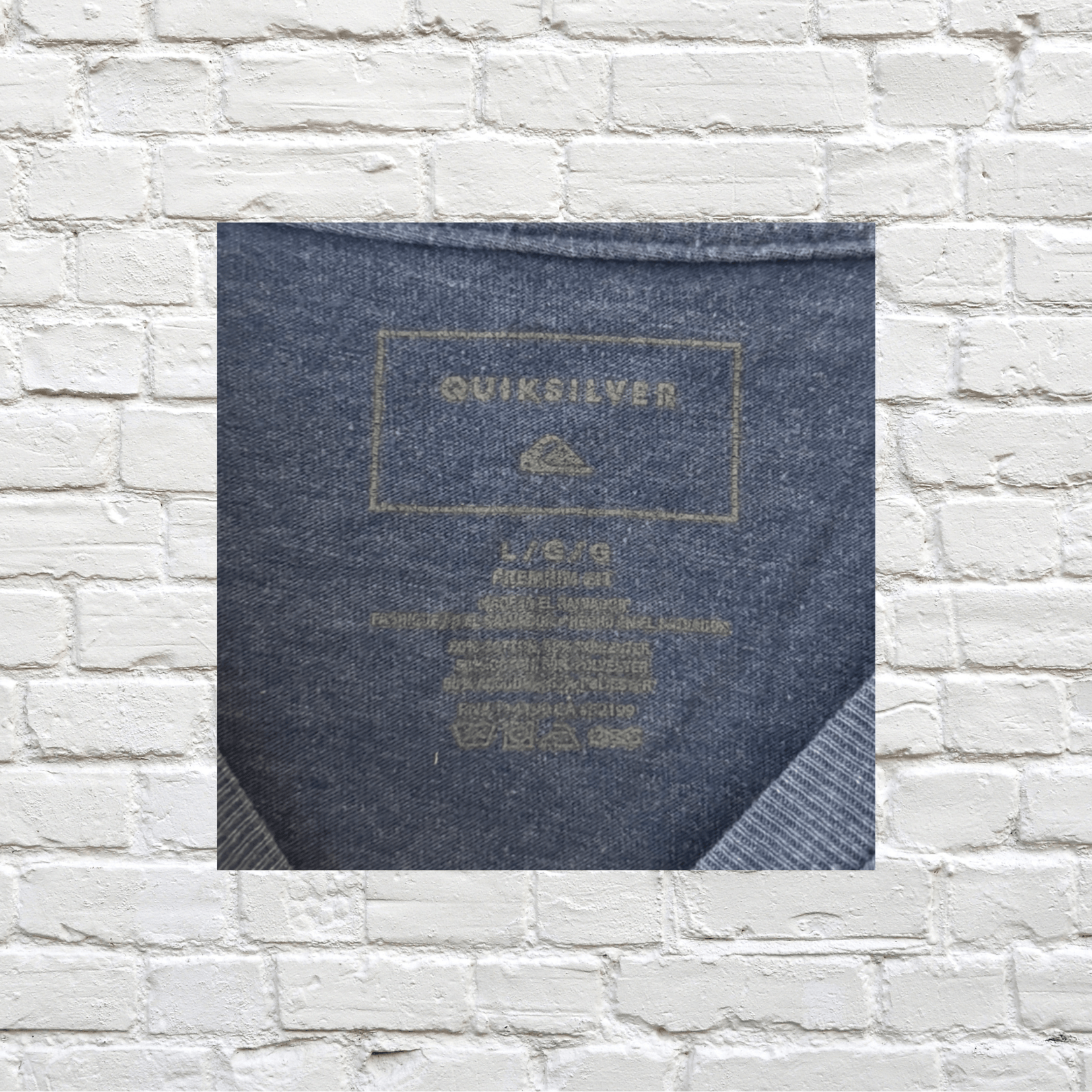 Quiksilver Quiksilver Blue Graphic T-Shirt Size US L / EU 52-54 / 3 - 3 Thumbnail
