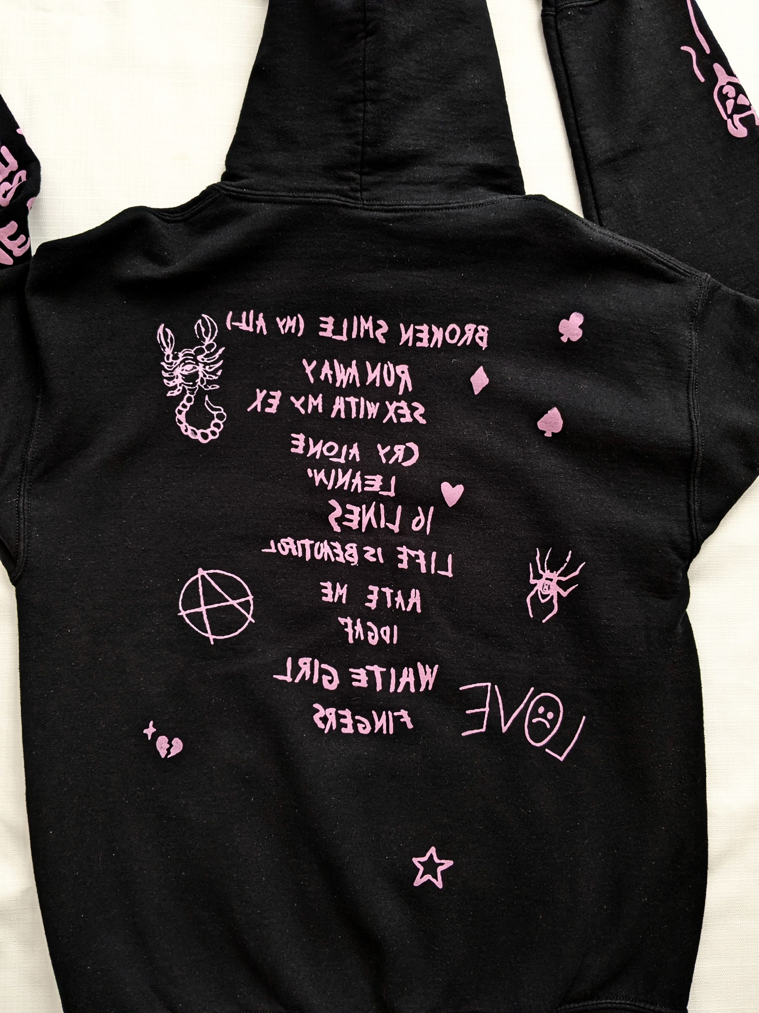 Gildan Vintage Lil Peep Gilden hoodie Size US M / EU 48-50 / 2 - 6 Thumbnail