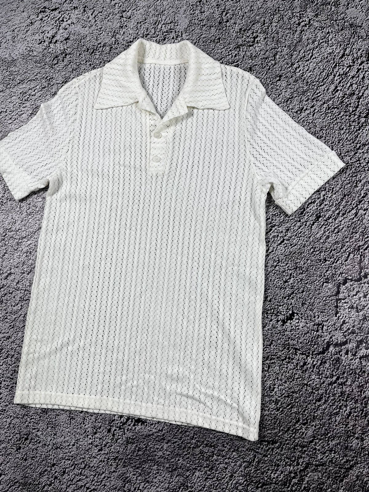 Vintage Vintage 80s mesh golf polo 1/4 tee old money luxury size M Size US M / EU 48-50 / 2 - 3 Thumbnail