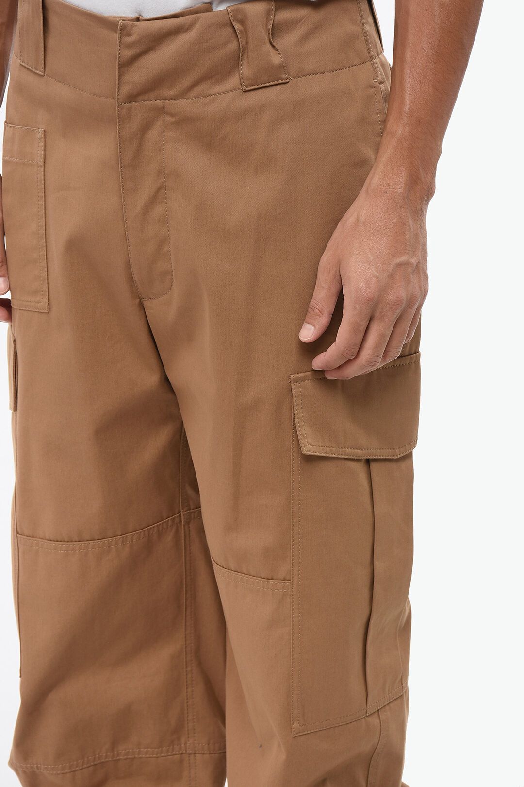 Alexander McQueen og1mm0925 Low-Waisted Cargo Pant in Brown Size US 32 / EU 48 - 4 Thumbnail