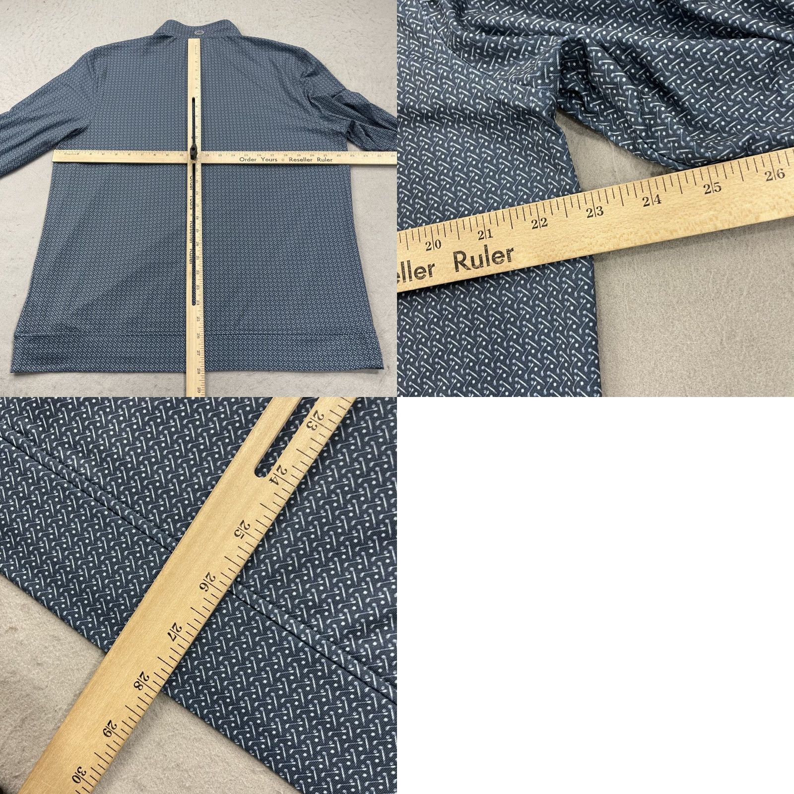 Southern Tide Southern Tide Jacket Mens L Blue Golf 1/4 Zip Pullover - Basic Jacket, Activewear, Casual, Classic Fish Theme - Size L Mens Size US L / EU 52-54 / 3 - 8 Thumbnail
