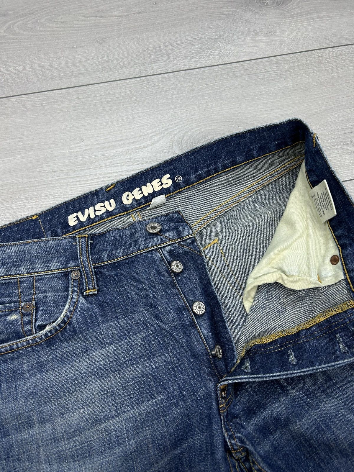 Japanese Brand × Vintage Evisu Vintage denim jeans size 33 Size US 33 - 8 Thumbnail