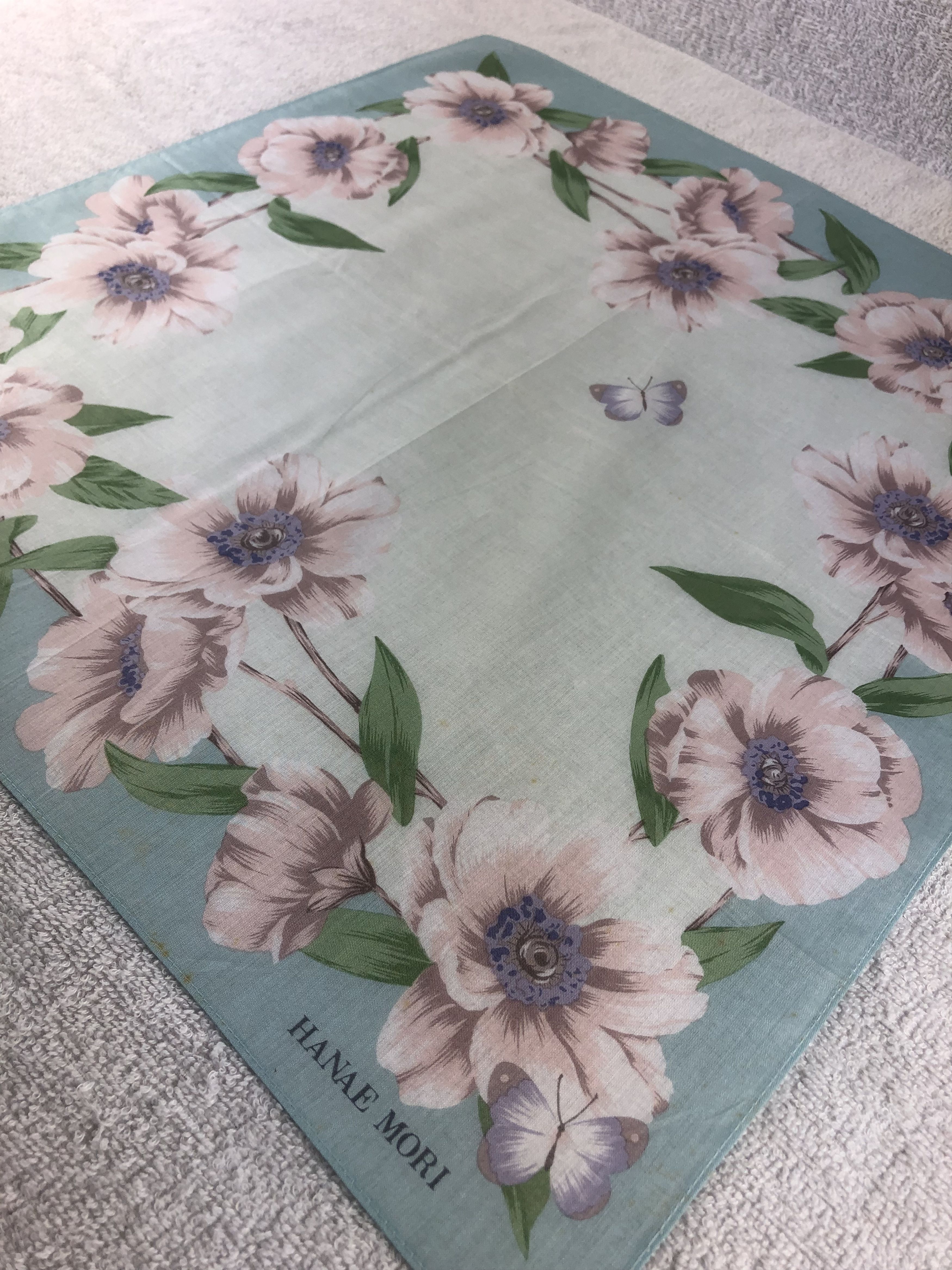 Hanae Mori × Japanese Brand × Vintage Hanae Mori Handkerchief / Bandana / Neckerchief Size ONE SIZE - 4 Thumbnail