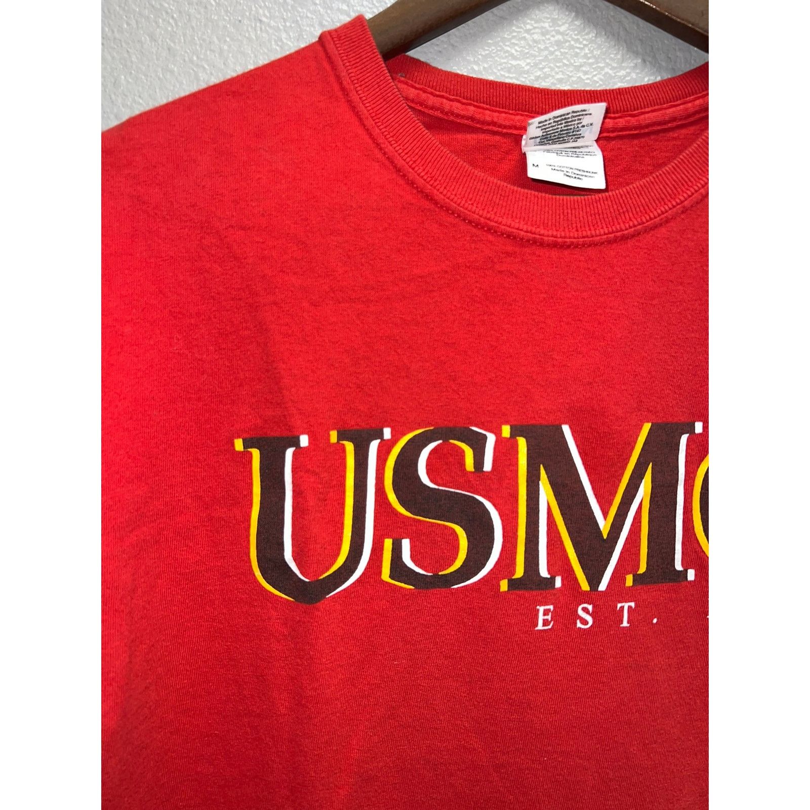 Gildan Vintage USMC Shirt United States Marine Corps Medium Stain Size US M / EU 48-50 / 2 - 3 Thumbnail