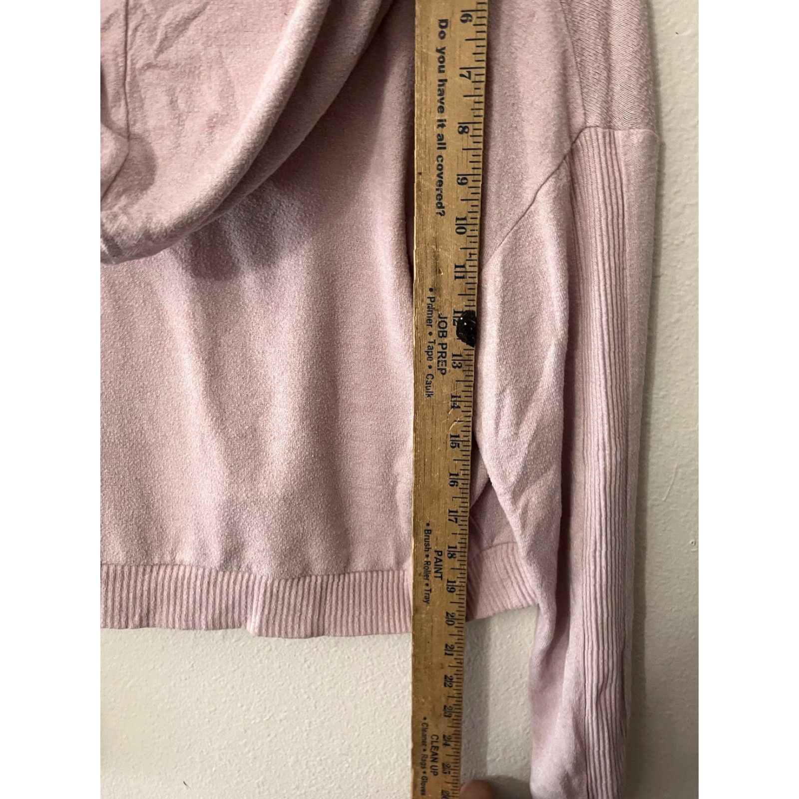 Gap Love by Gap Women's Hoodie Cropped Light Pink Cotton Hooded XS Size XS / US 0-2 / IT 36-38 - 4 Thumbnail