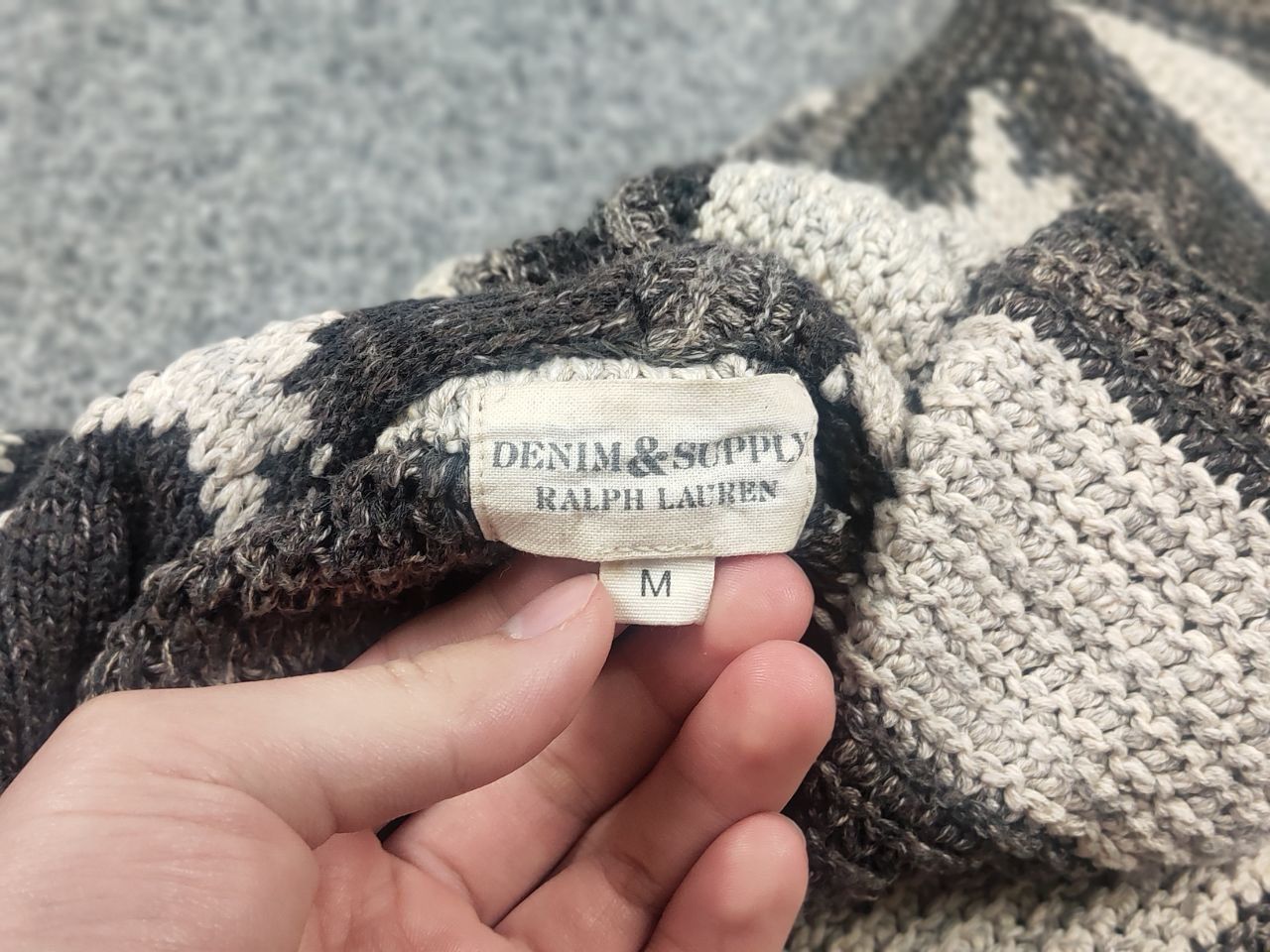 Polo Ralph Lauren Vintage Archive Ralph Lauren Supply Knit USA Flag Cardigan Size US S / EU 44-46 / 1 - 13 Thumbnail