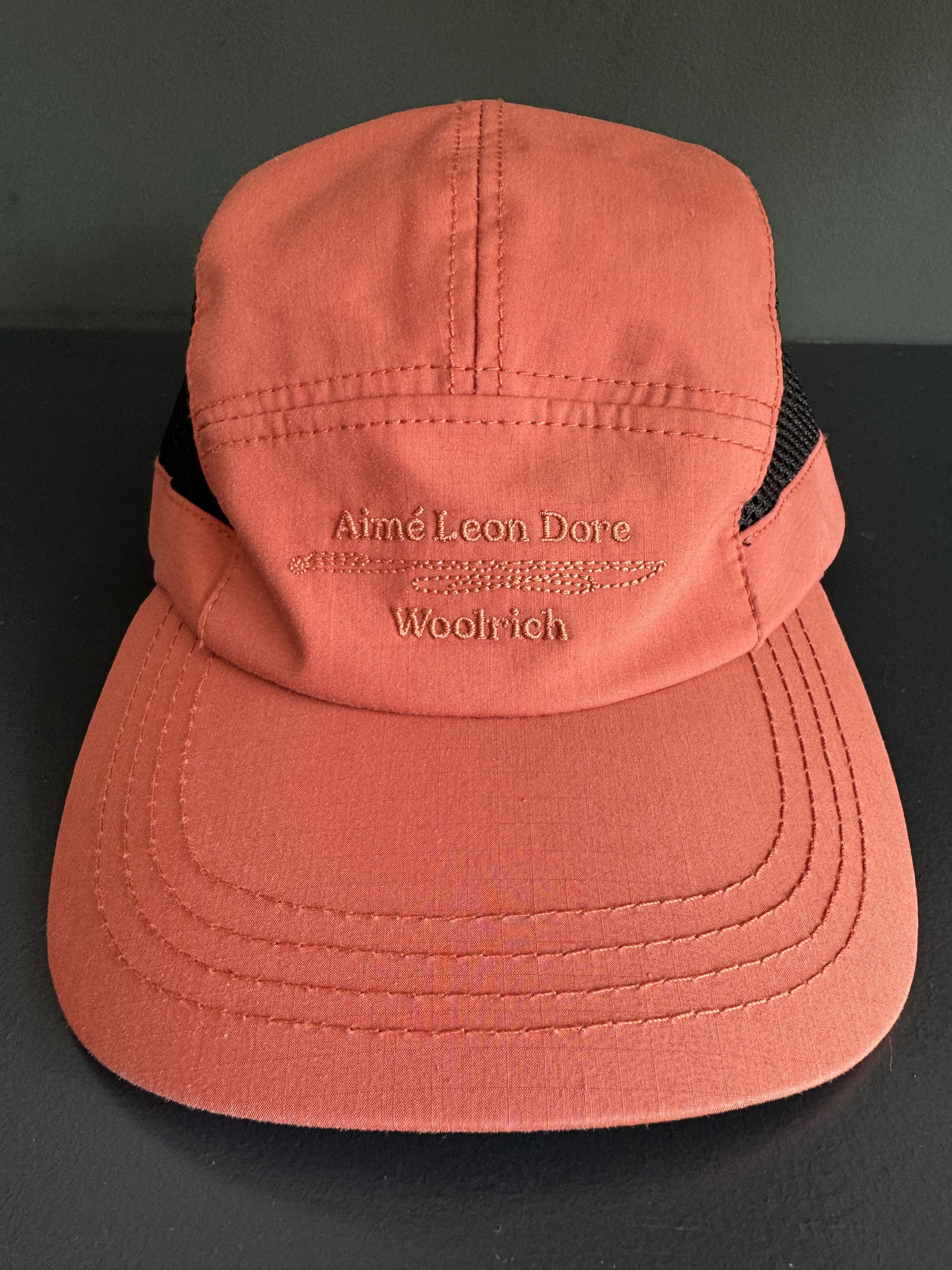 Aime Leon Dore × Woolrich Woolen Mills Aime Leon Dore x Woolrich Cap, Orange Size ONE SIZE - 3 Thumbnail