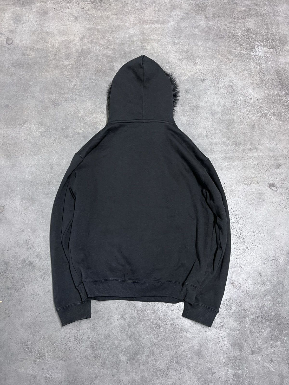 Japanese Brand Japanese Style Custom Spiked Faux Fur Hoodie Ifsixwasnine Size US M / EU 48-50 / 2 - 7 Thumbnail