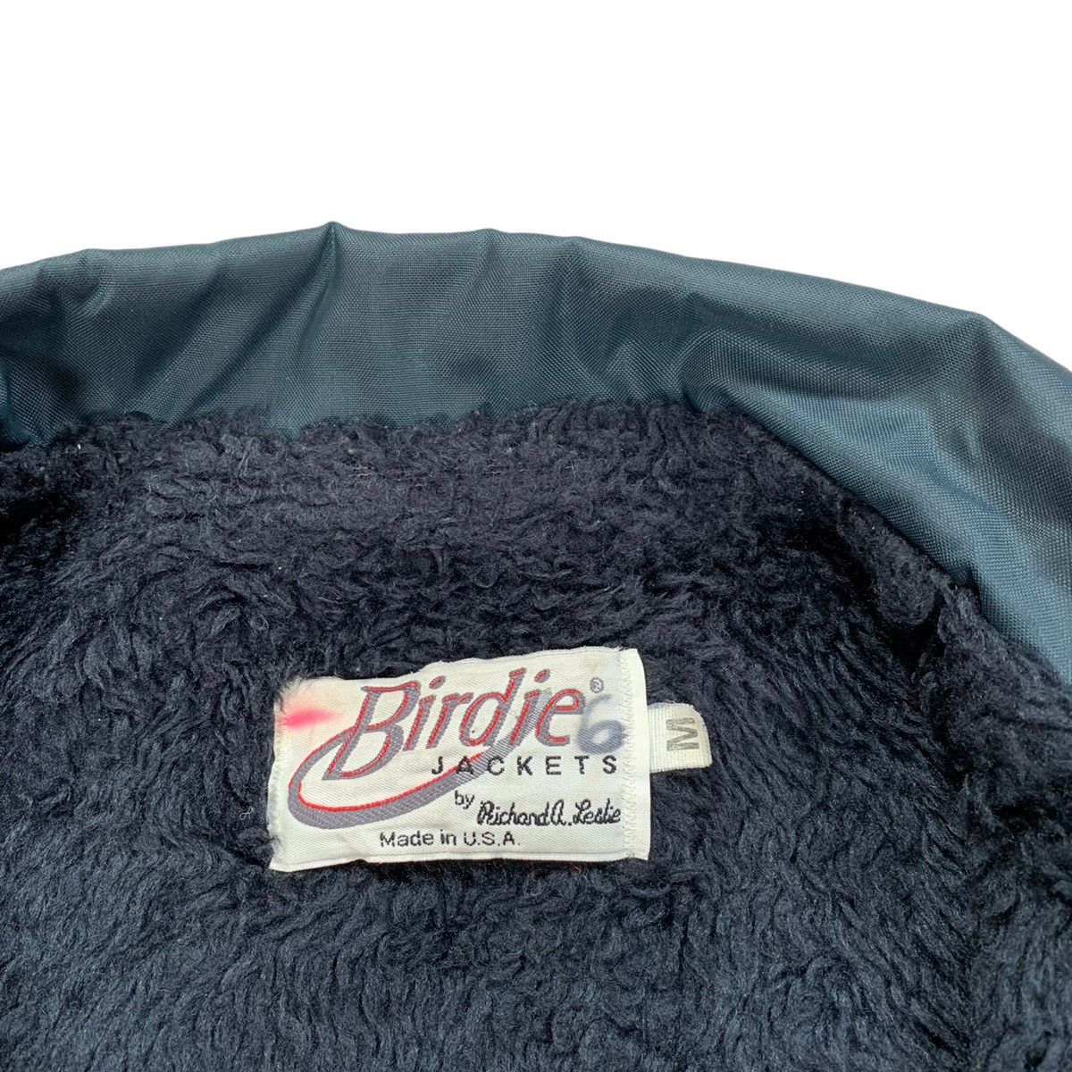 Vintage VTG Birdie By Richard A. Leslie Lined Aviator Bomber Jacket Size US M / EU 48-50 / 2 - 9 Thumbnail